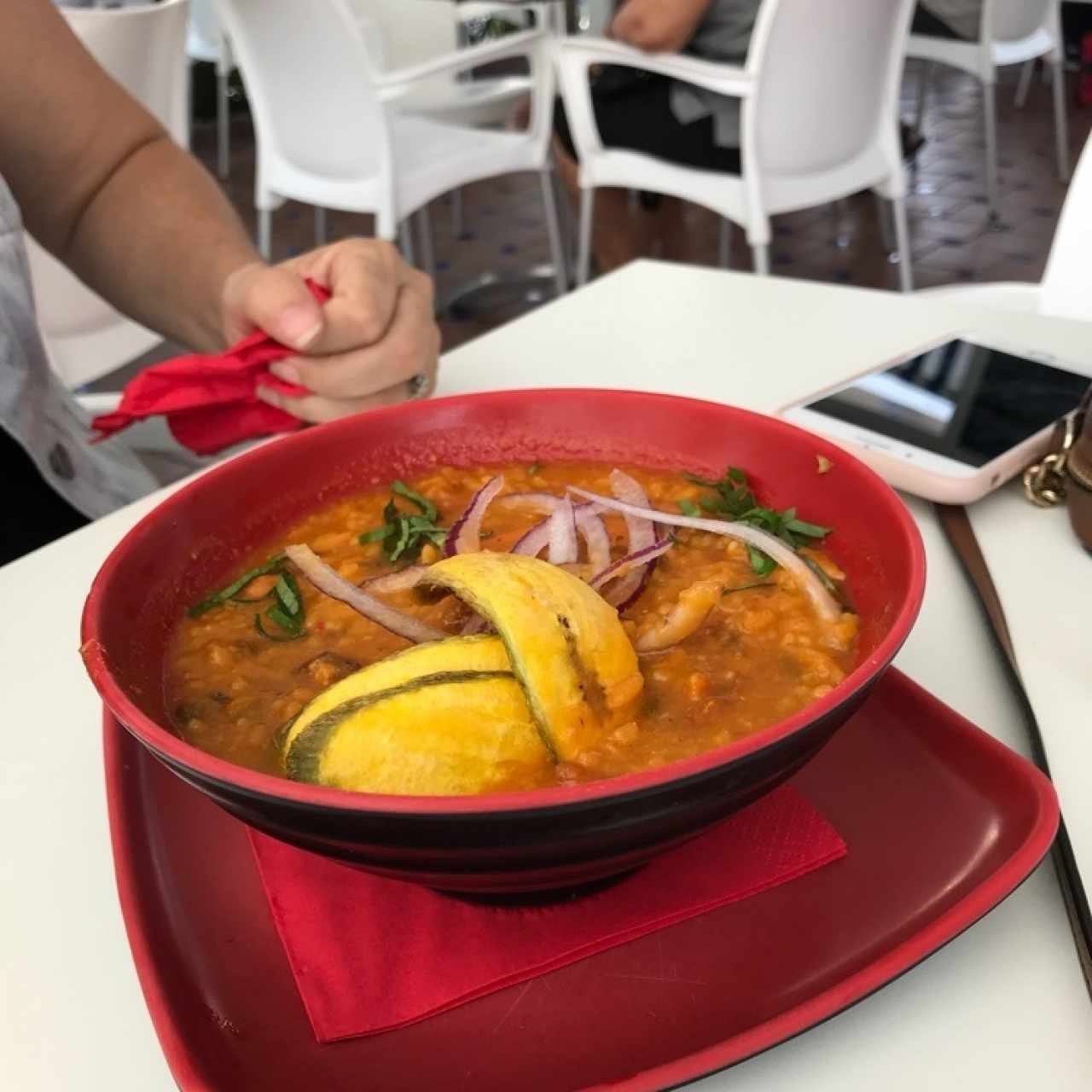 guacho de mariscos