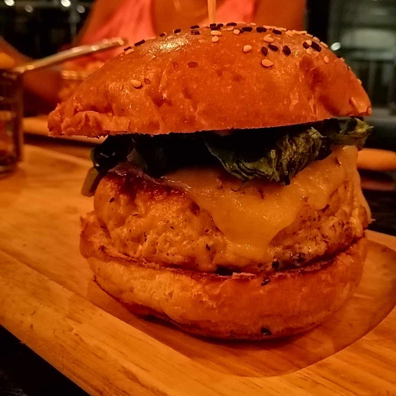 Hamburguesa de pollo