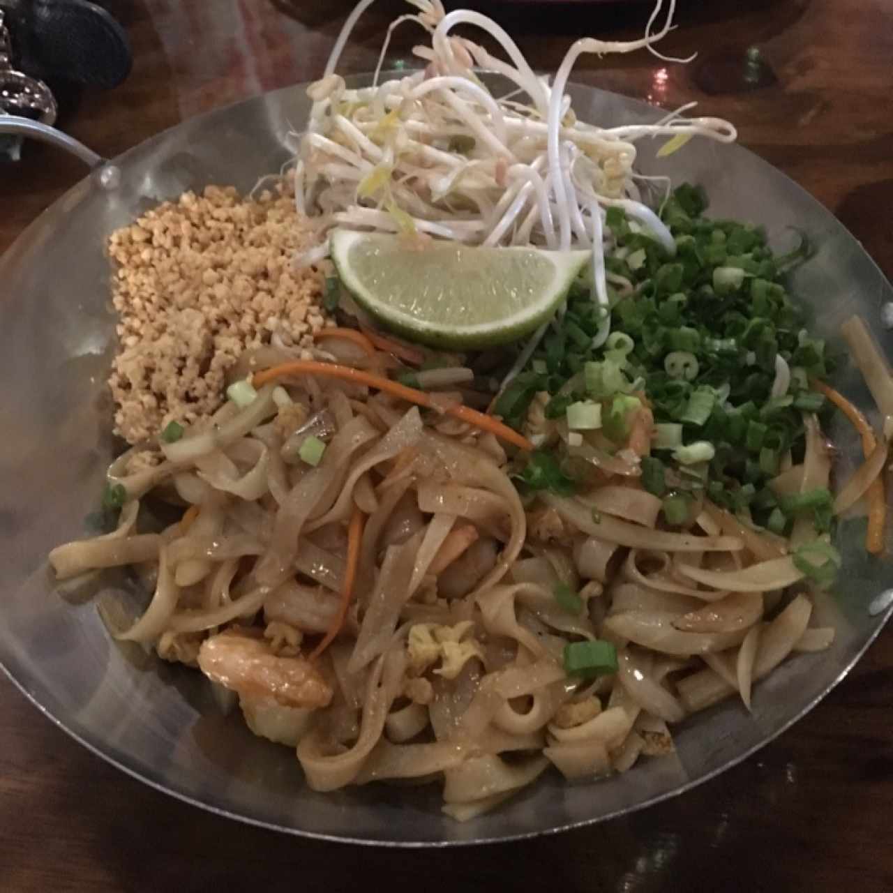 pad thai de camarones