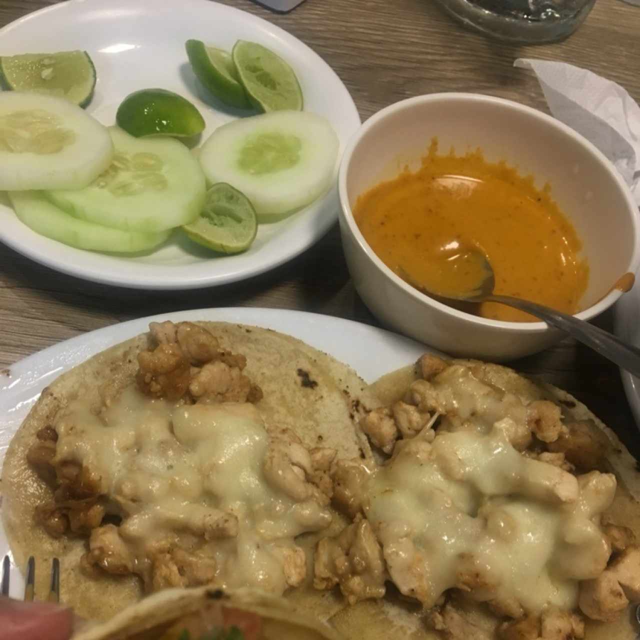 tacos de pollo 