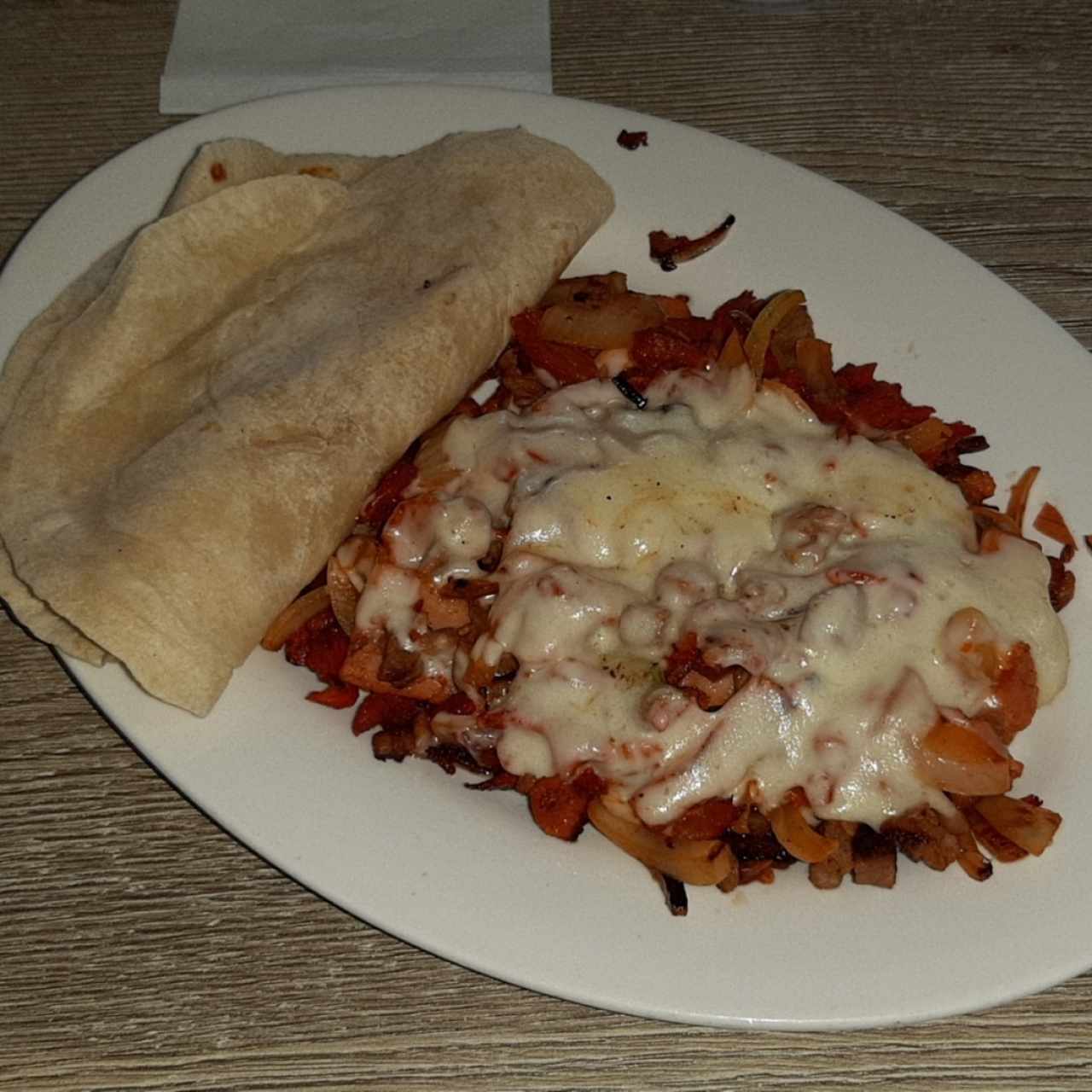 Tapatio con tortillas de Maiz