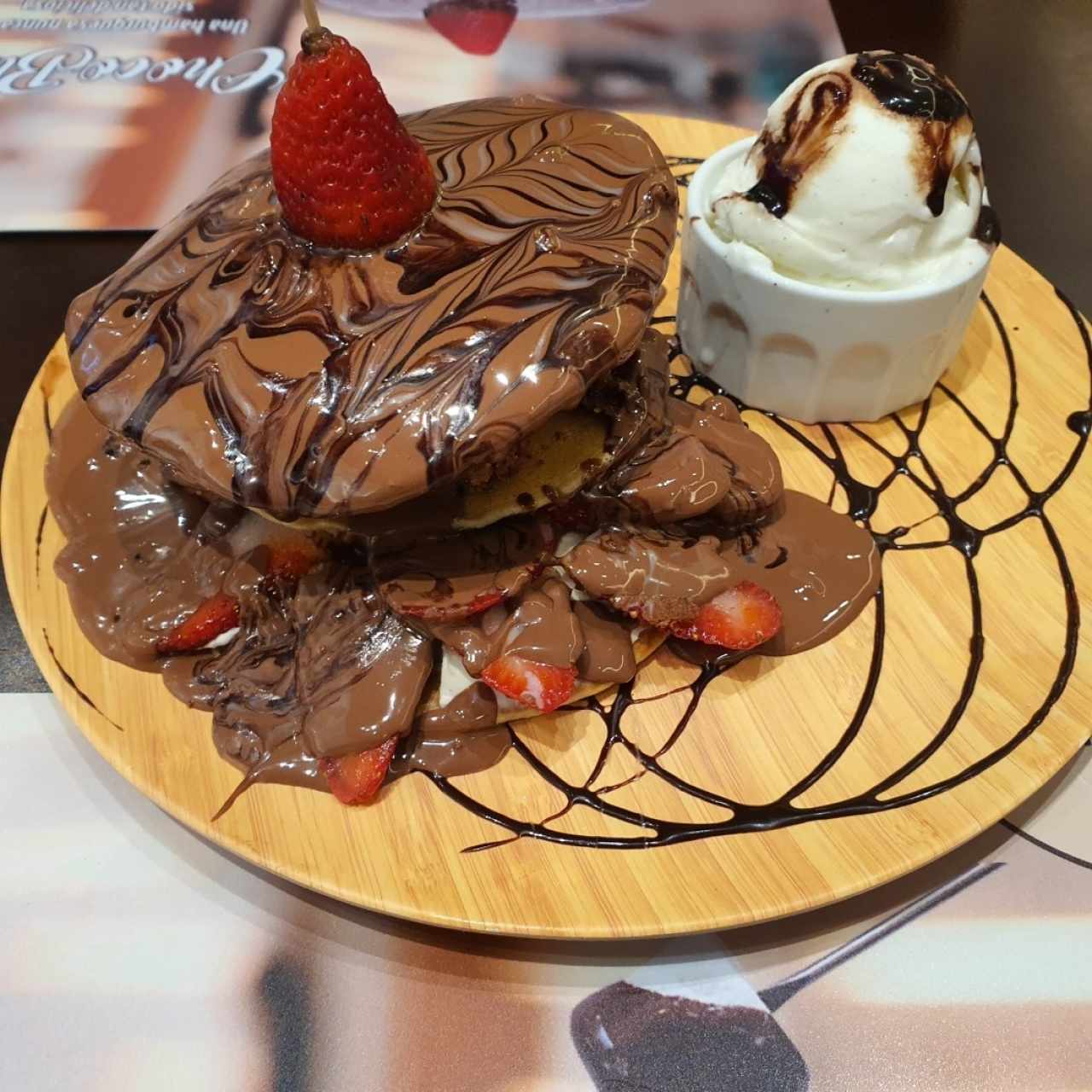 Pancakes de chocolate 