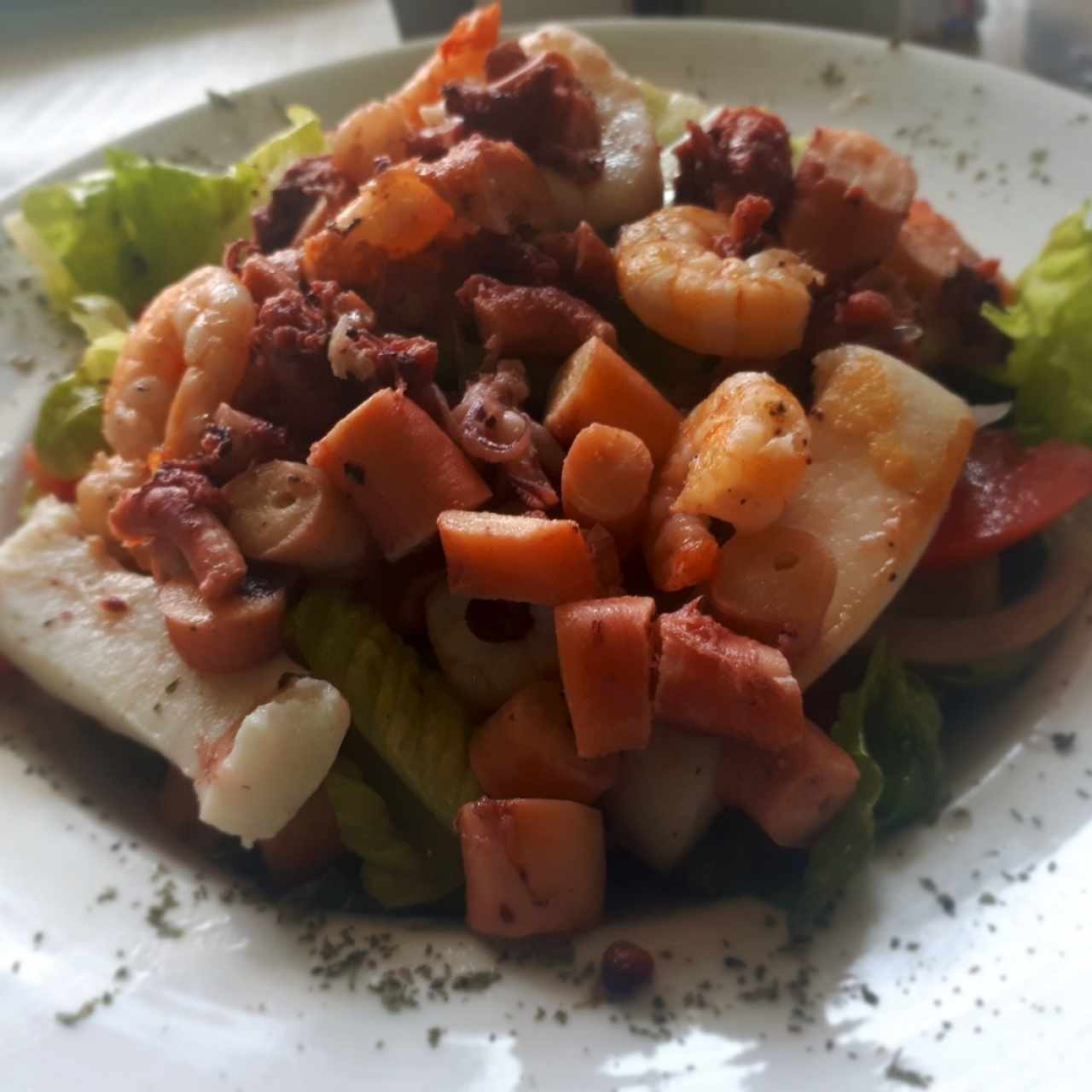 Ensalada de mariscos 