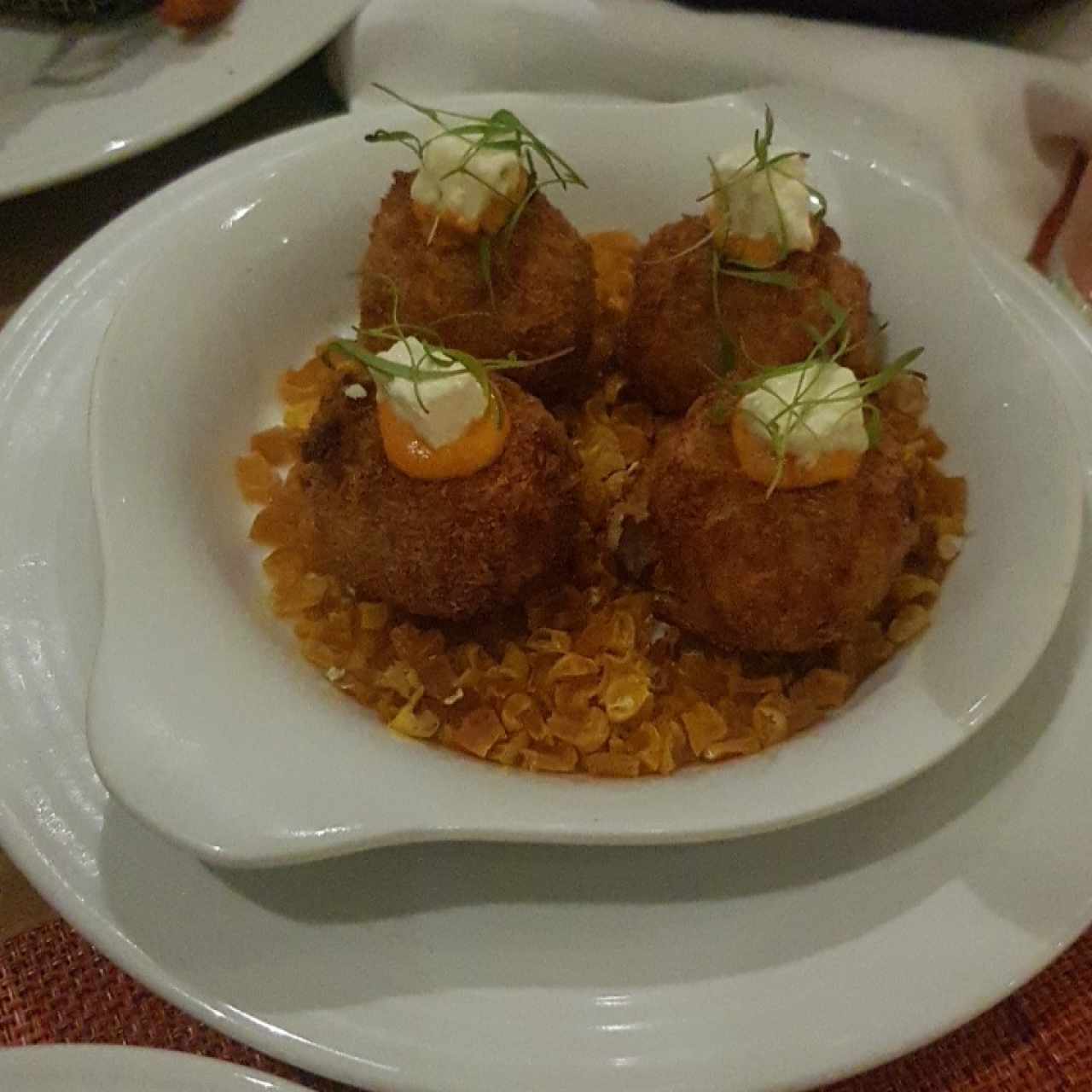 croquetas de maiz dulce