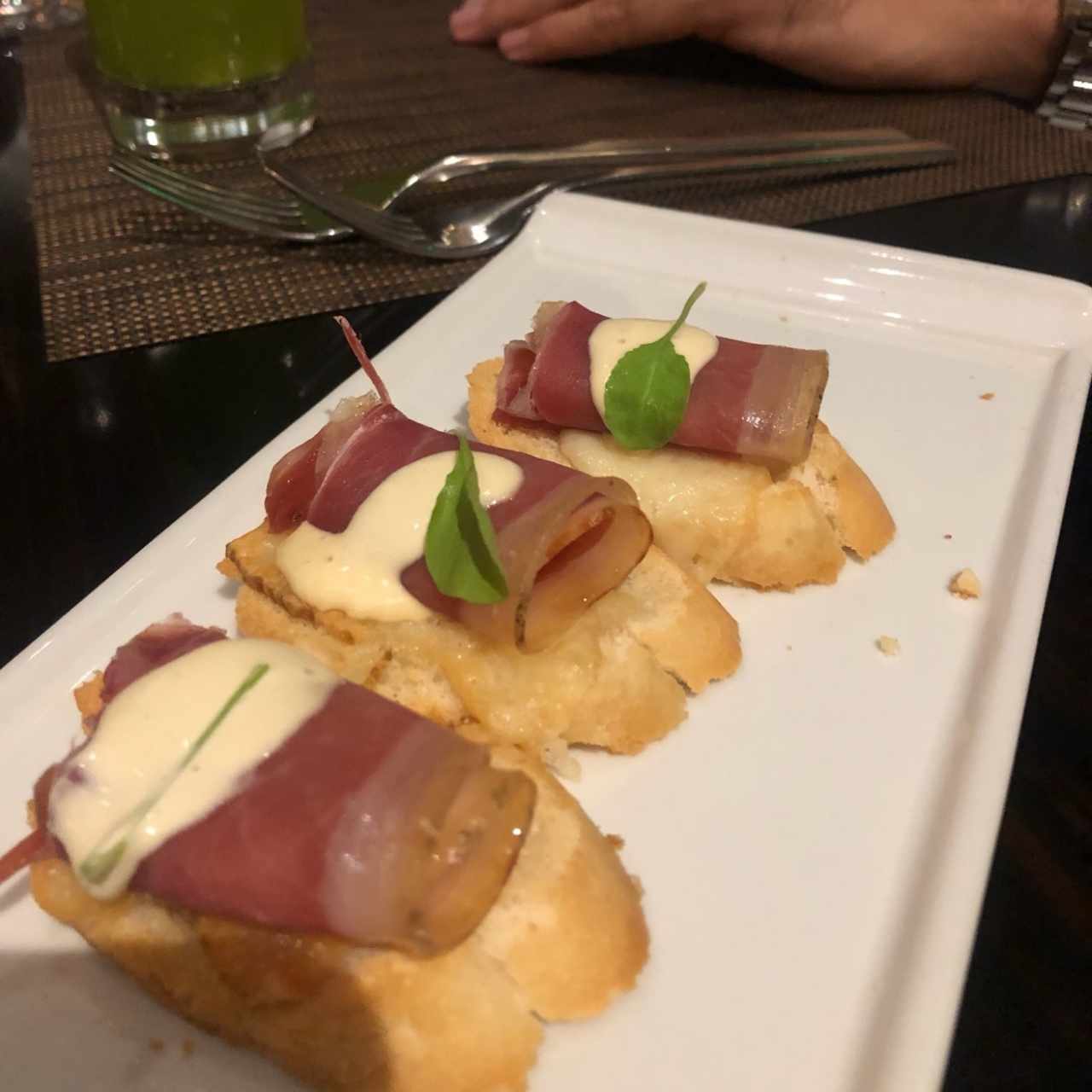 tapas de Jamon serrano