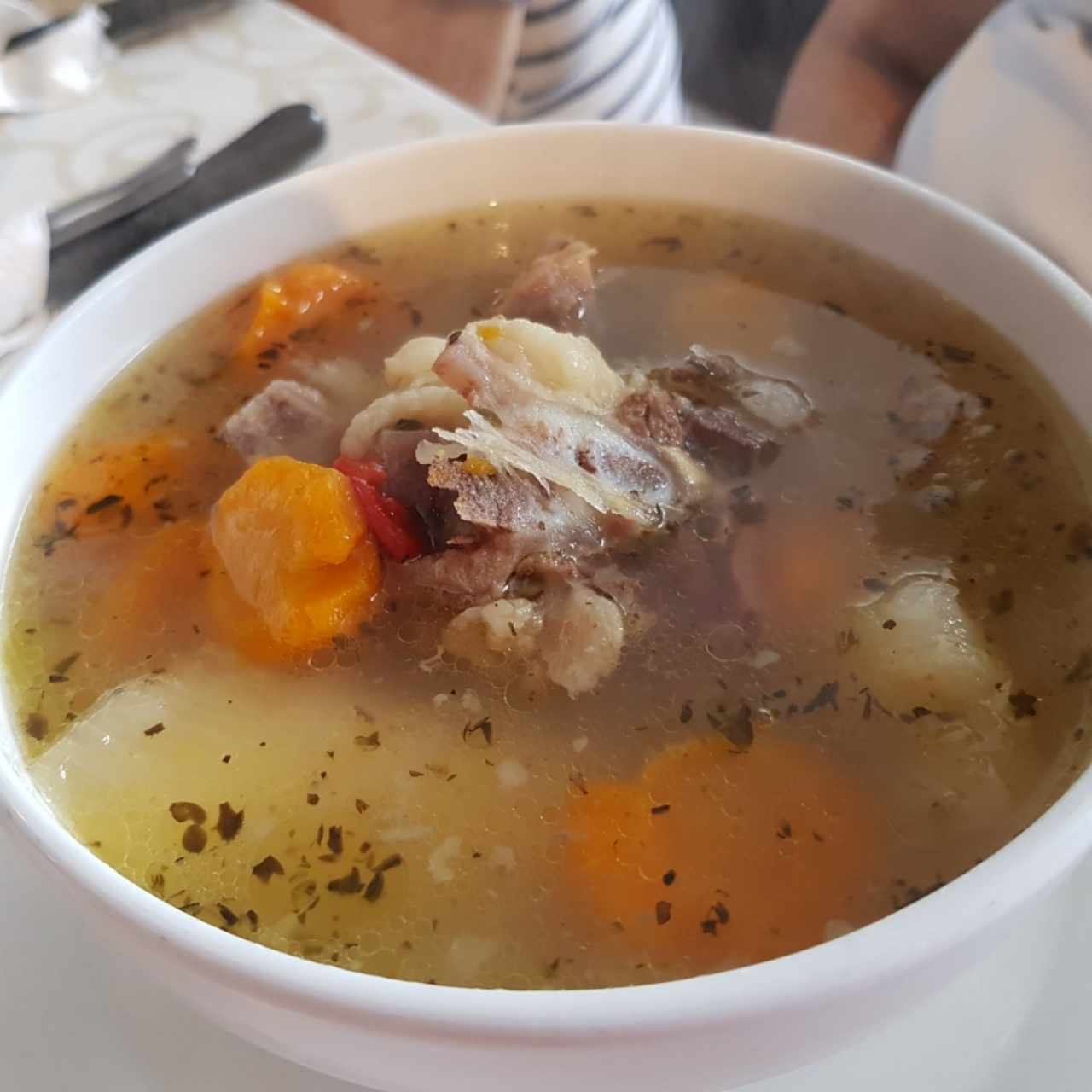 Sopa de costilla