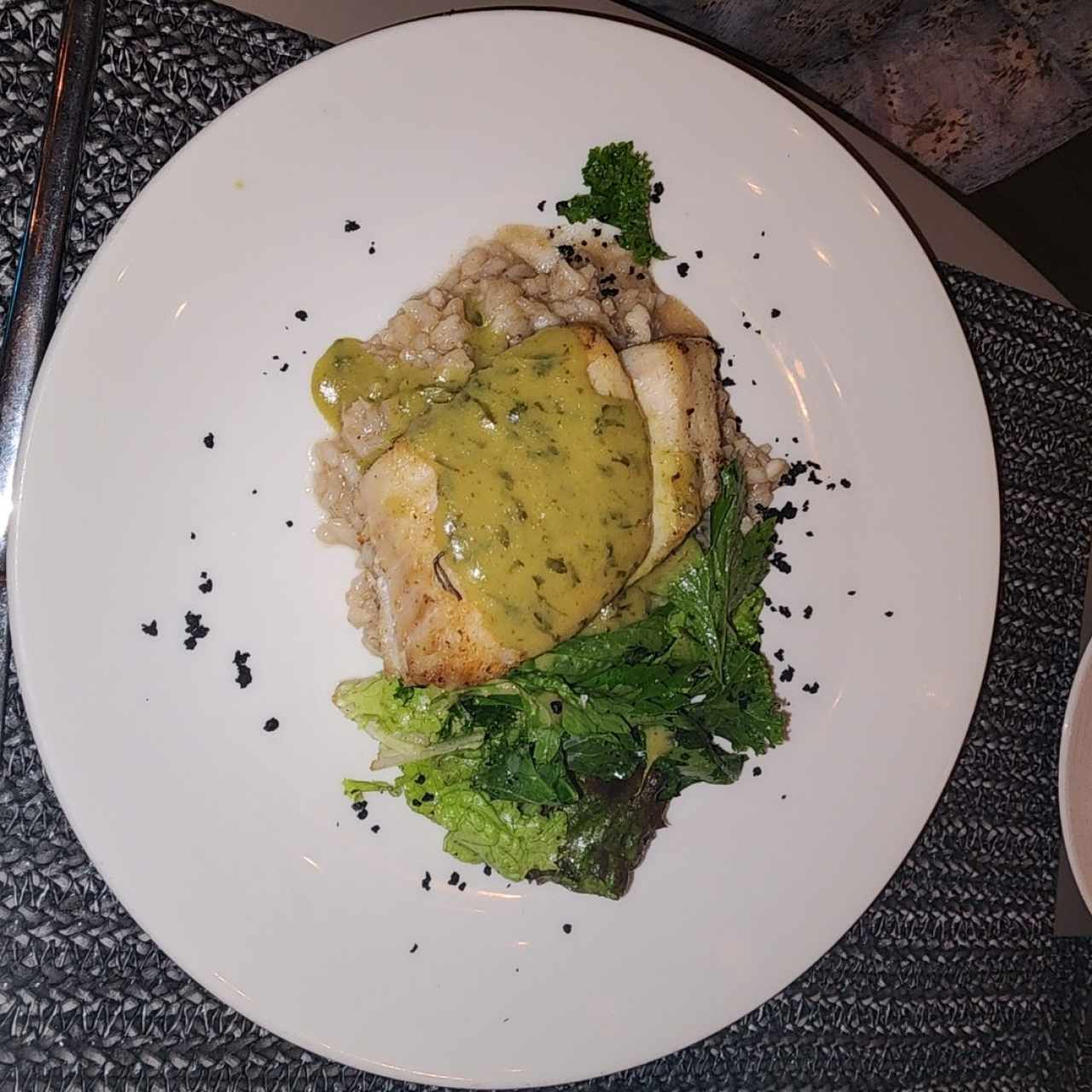 Corvina con Risotto