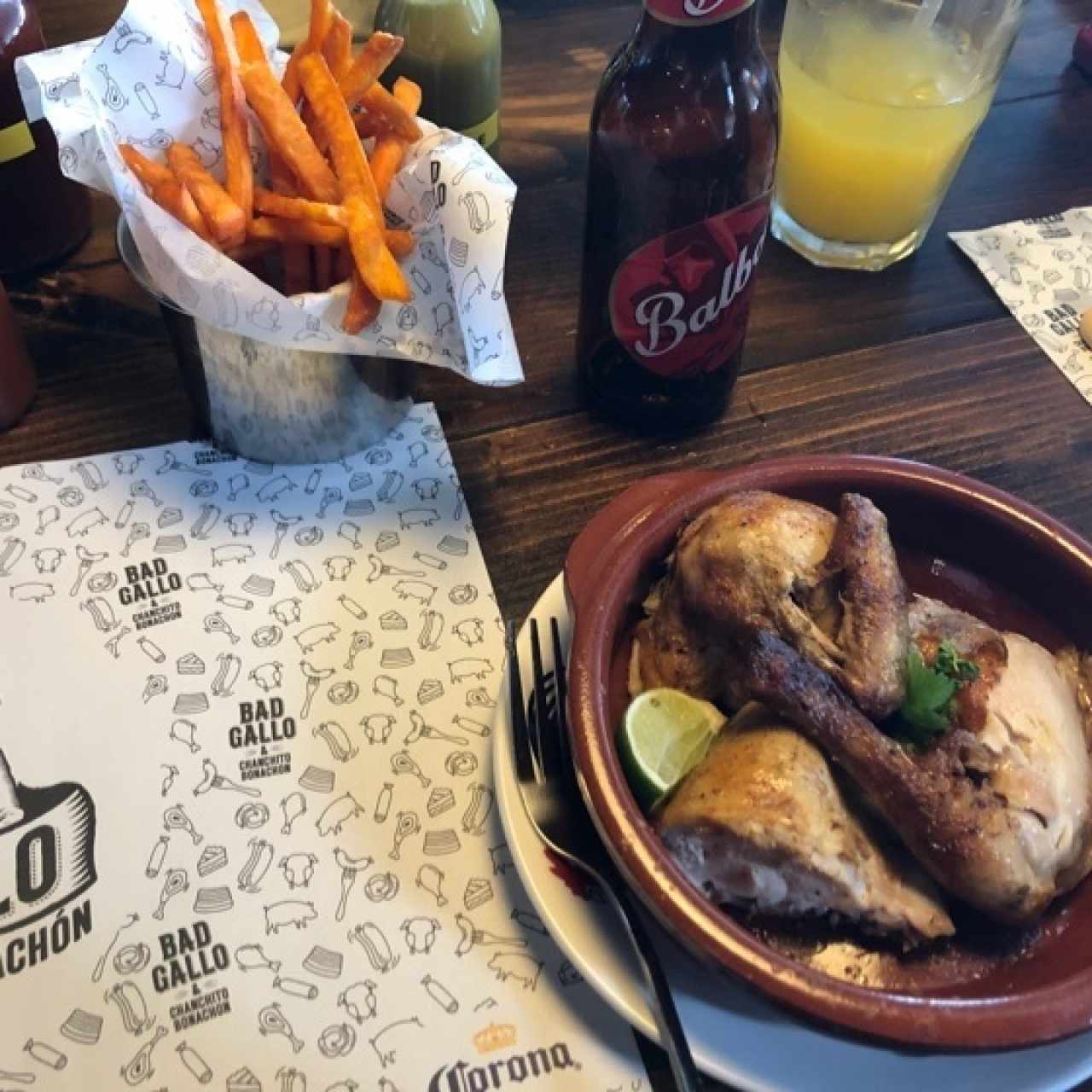 1/2 pollo