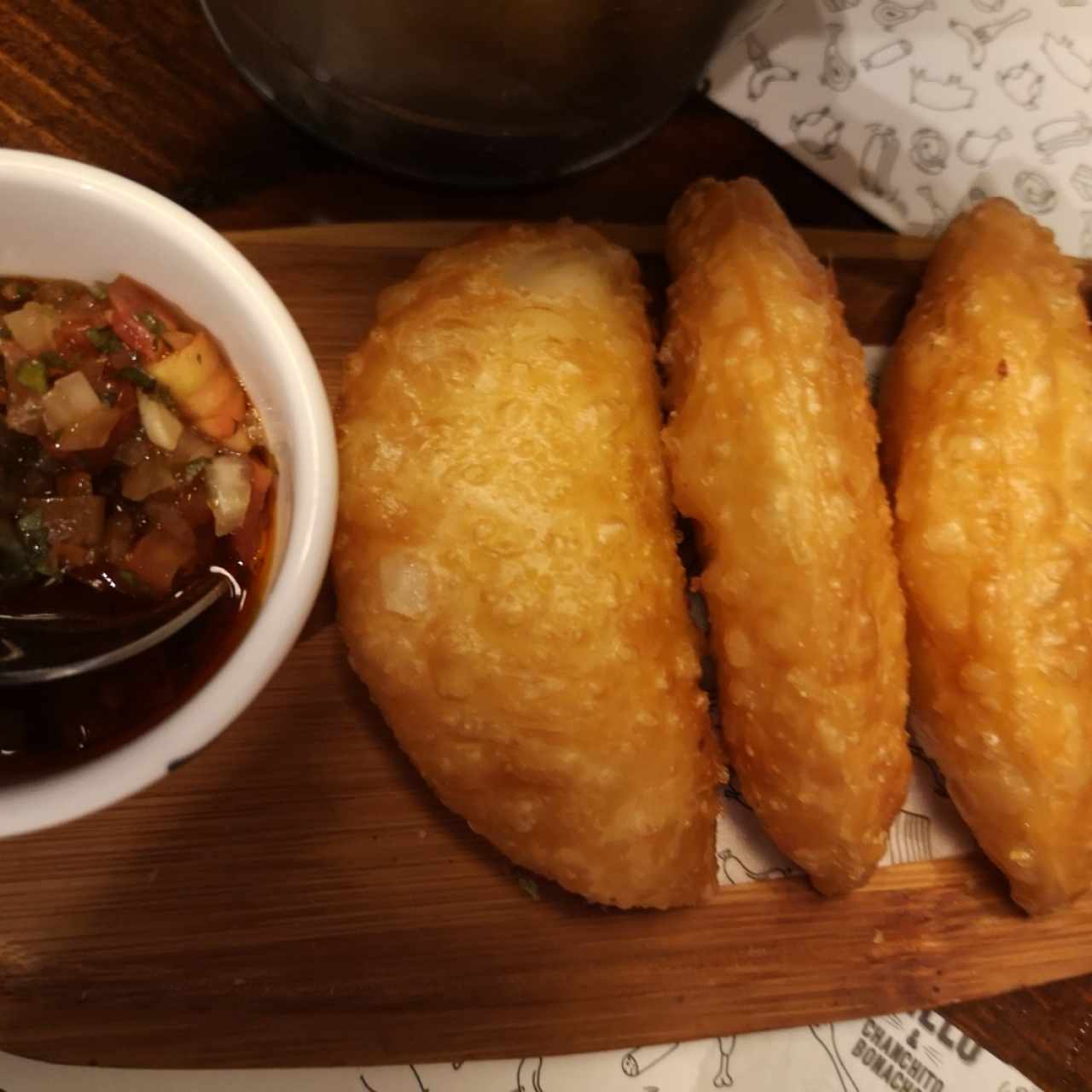 Empanadas de queso fritas