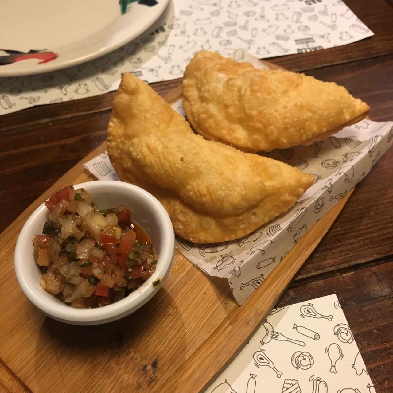 Empanadas de queso fritas