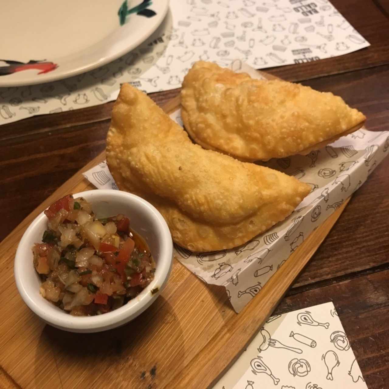 Empanadas de queso fritas