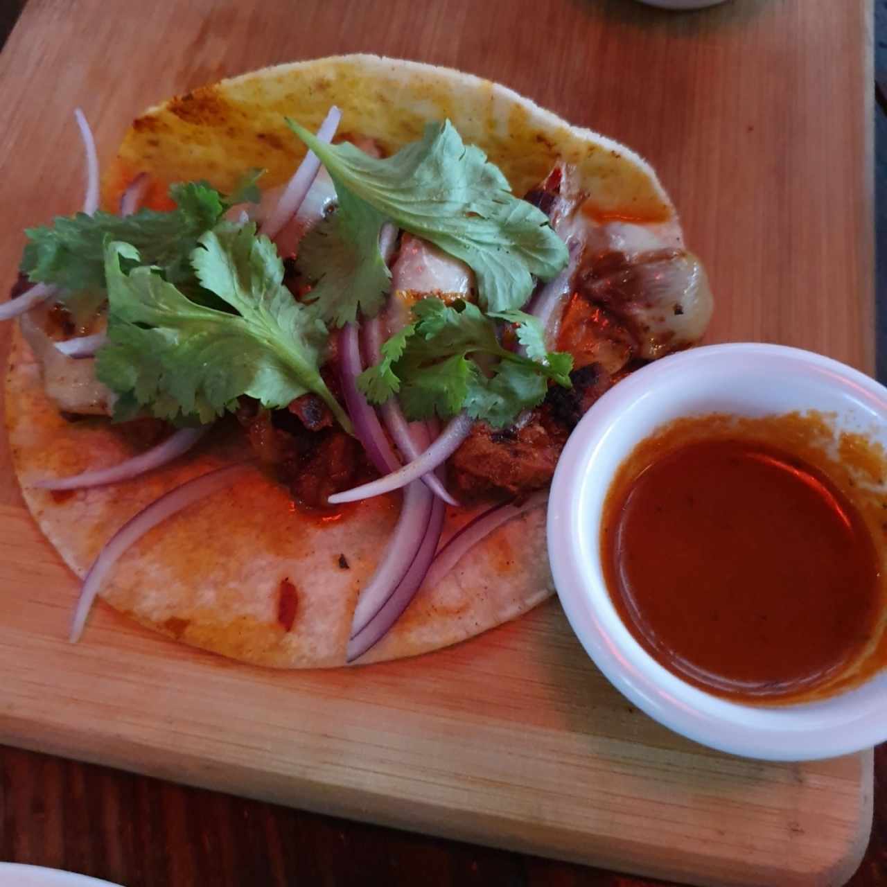 taco de puerco