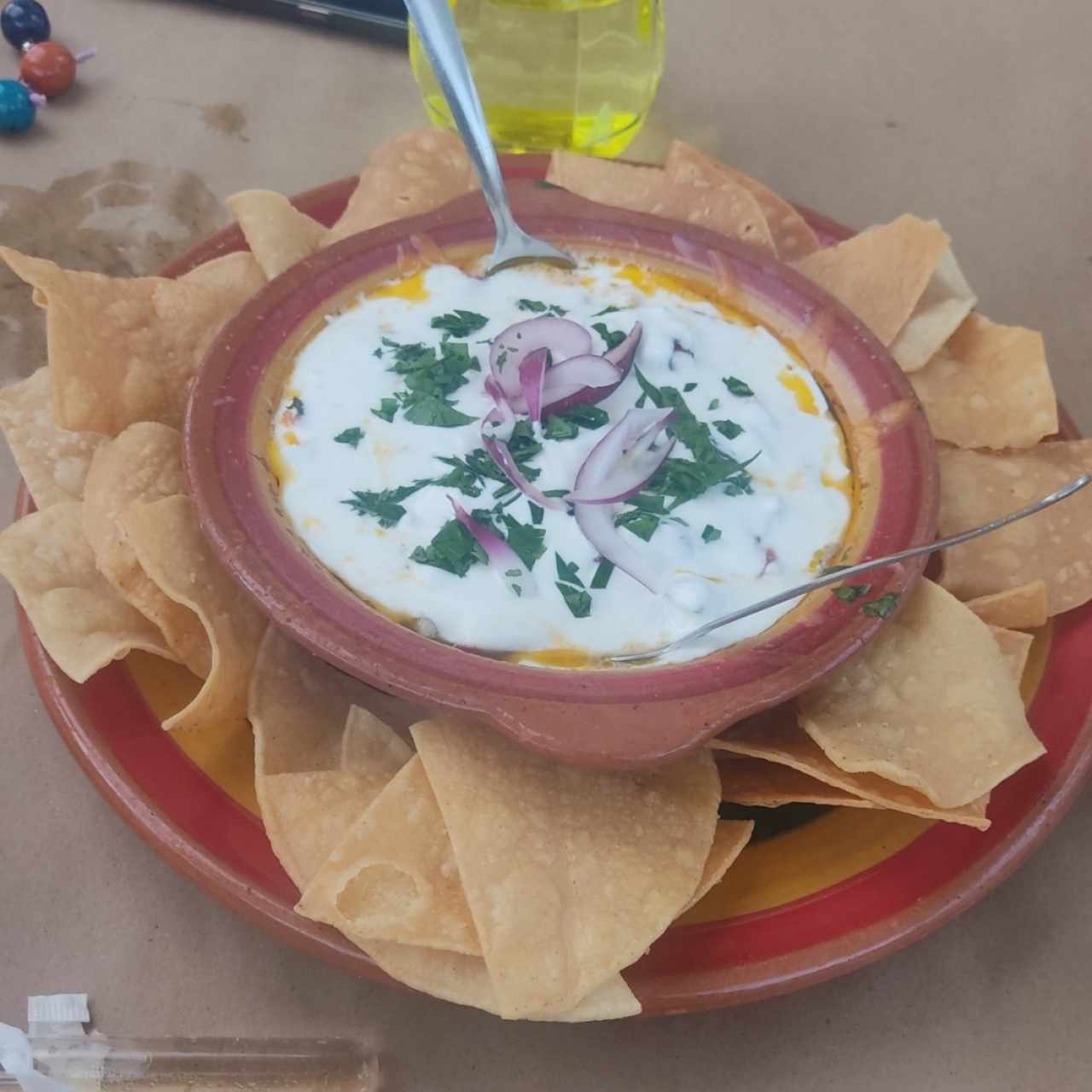 queso fundido con carne 