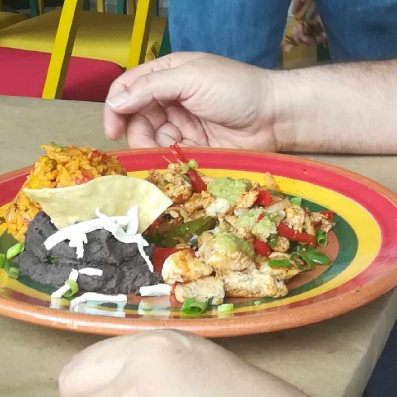 fajita de pollo