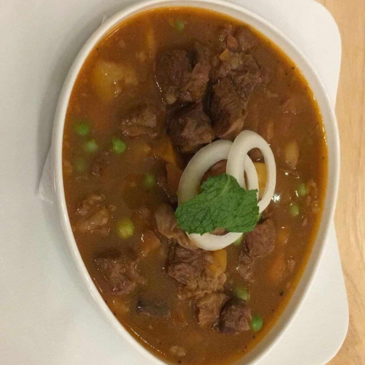 sopa de carne