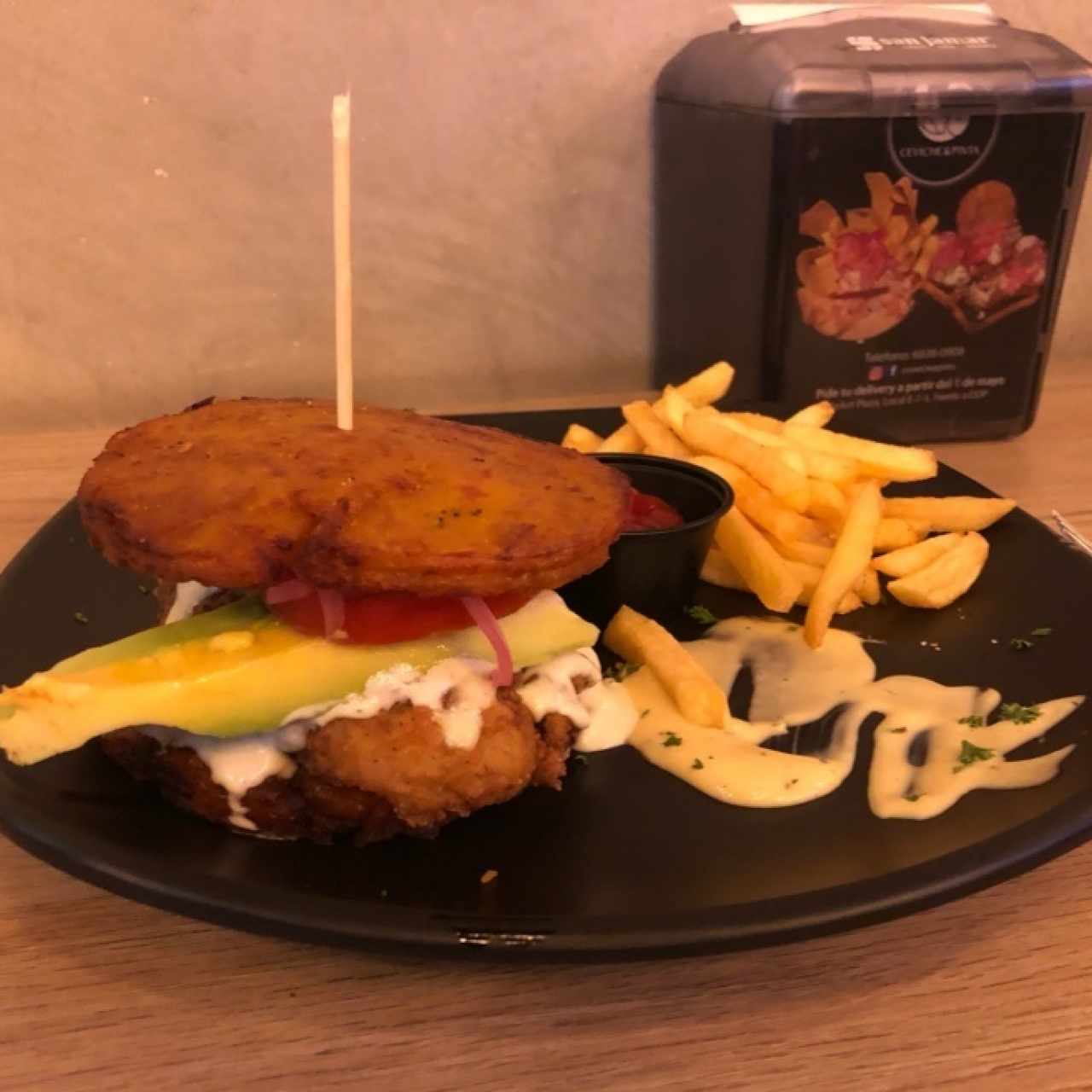 Hamburguesa de Patacon