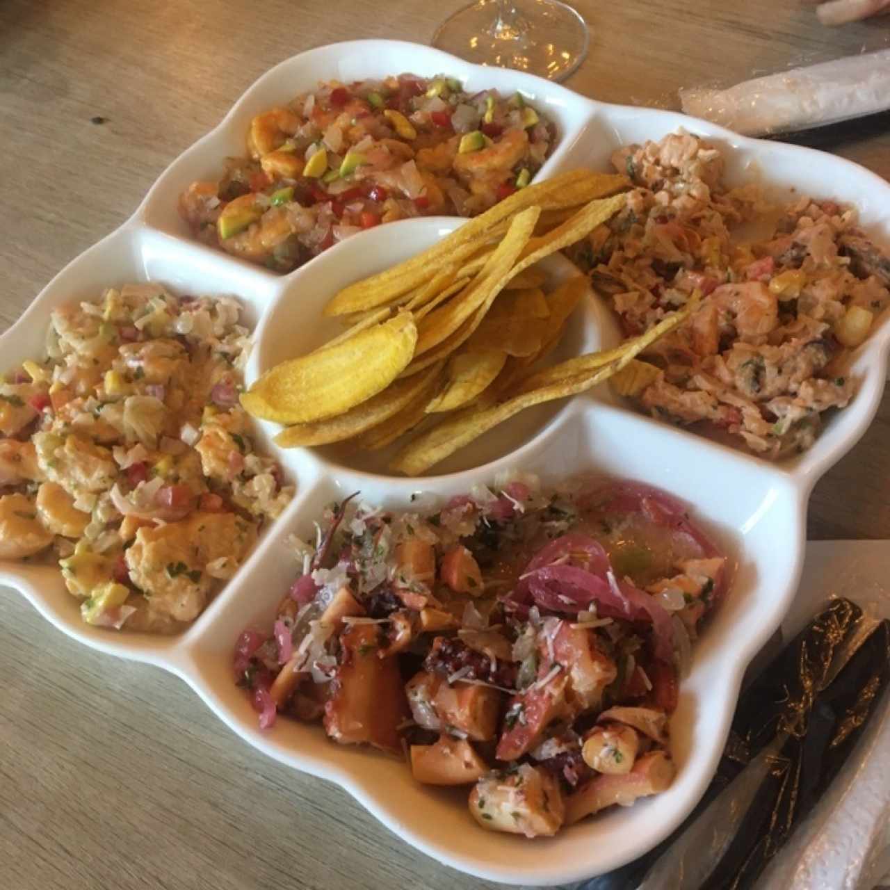 Degustacion de Ceviches.  