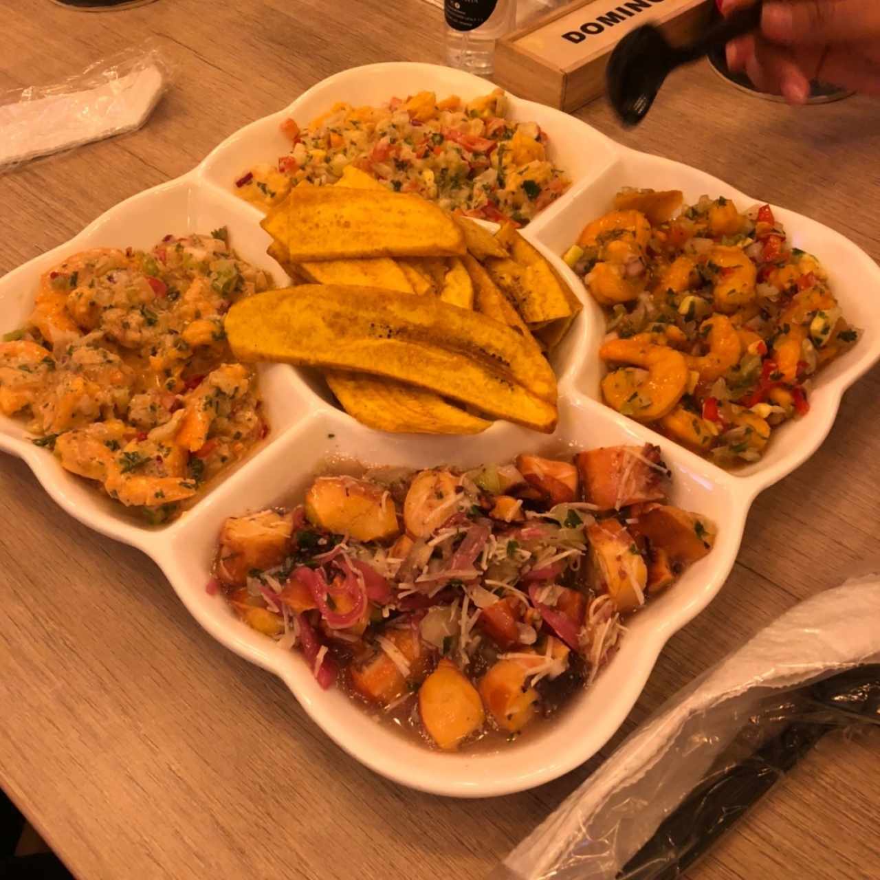 Degustación de ceviches