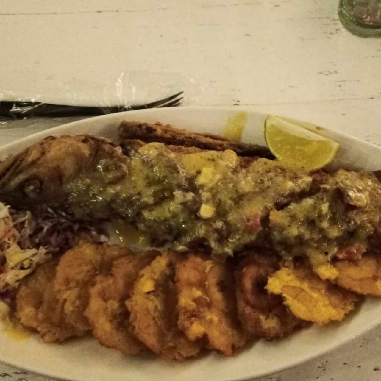 corvina al ajillo