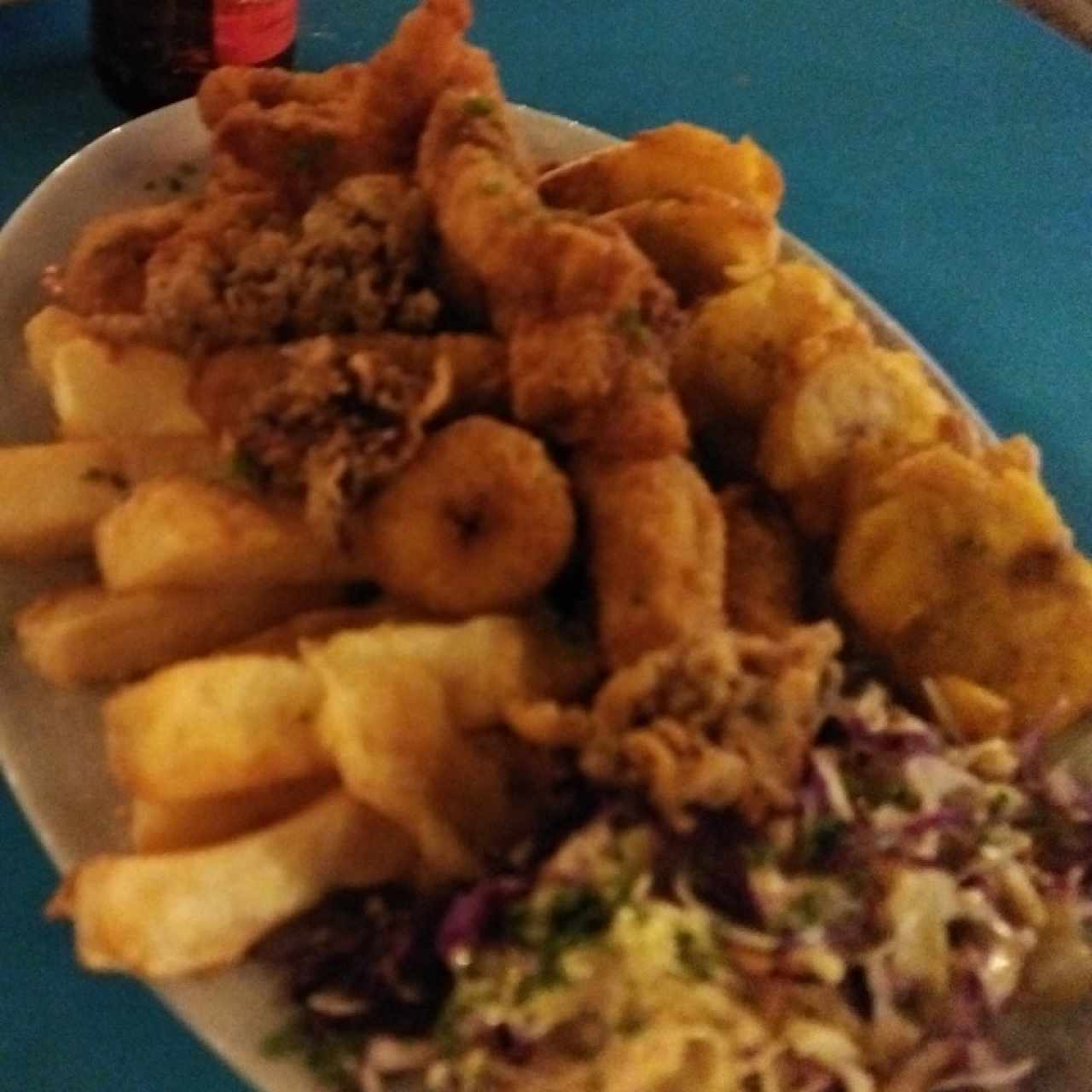 picada de mariscos para dos personas 