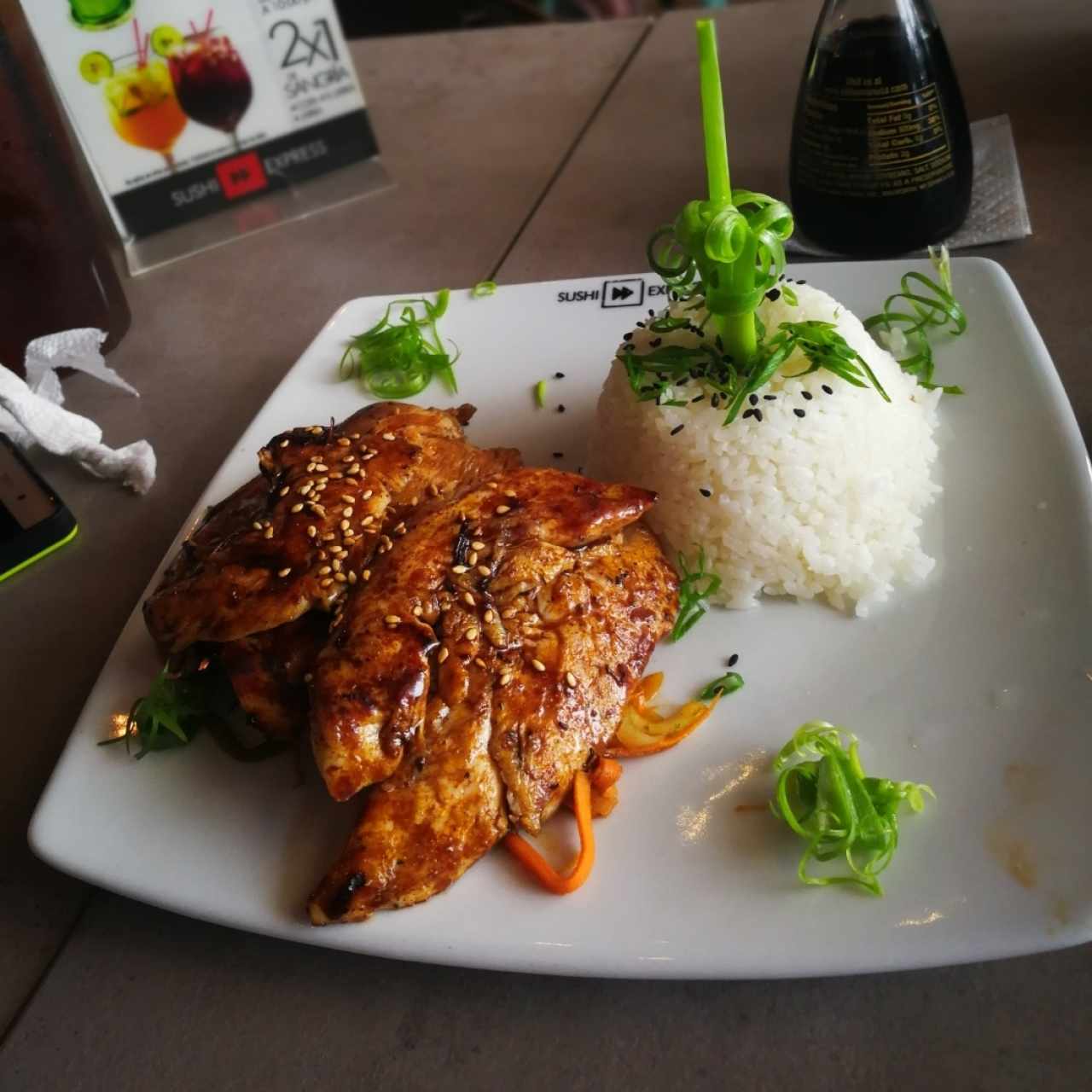 Pollo Teriyaki...