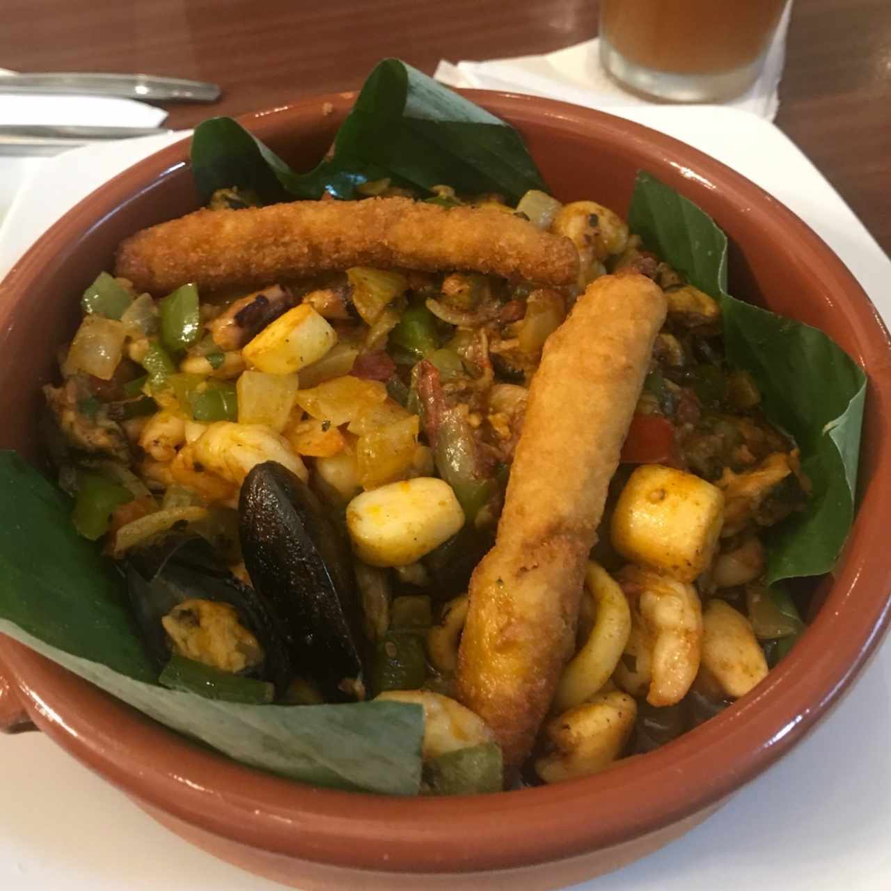 Cazuela de mariscos