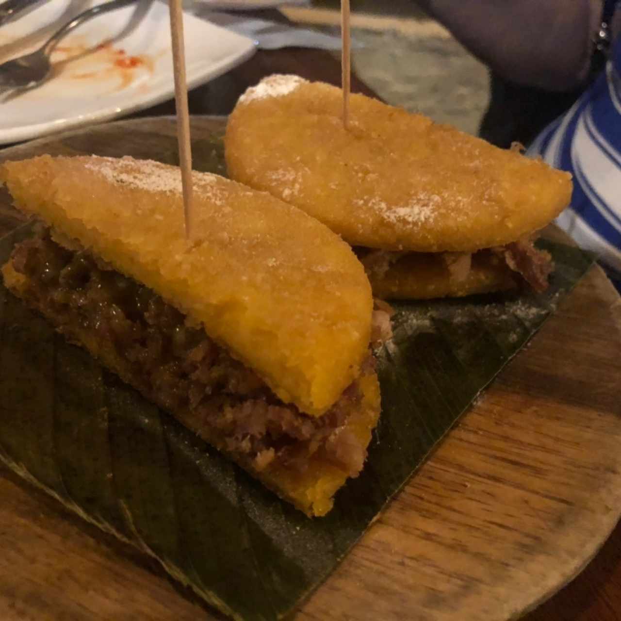 Empredado de Tortilla con Panza de cerdo