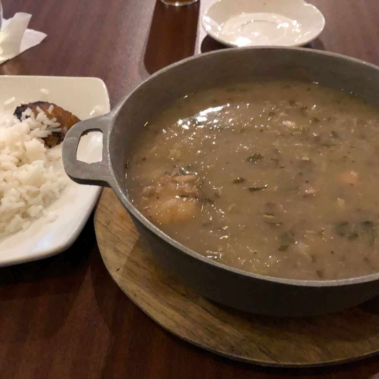 sancocho con arroz blanco