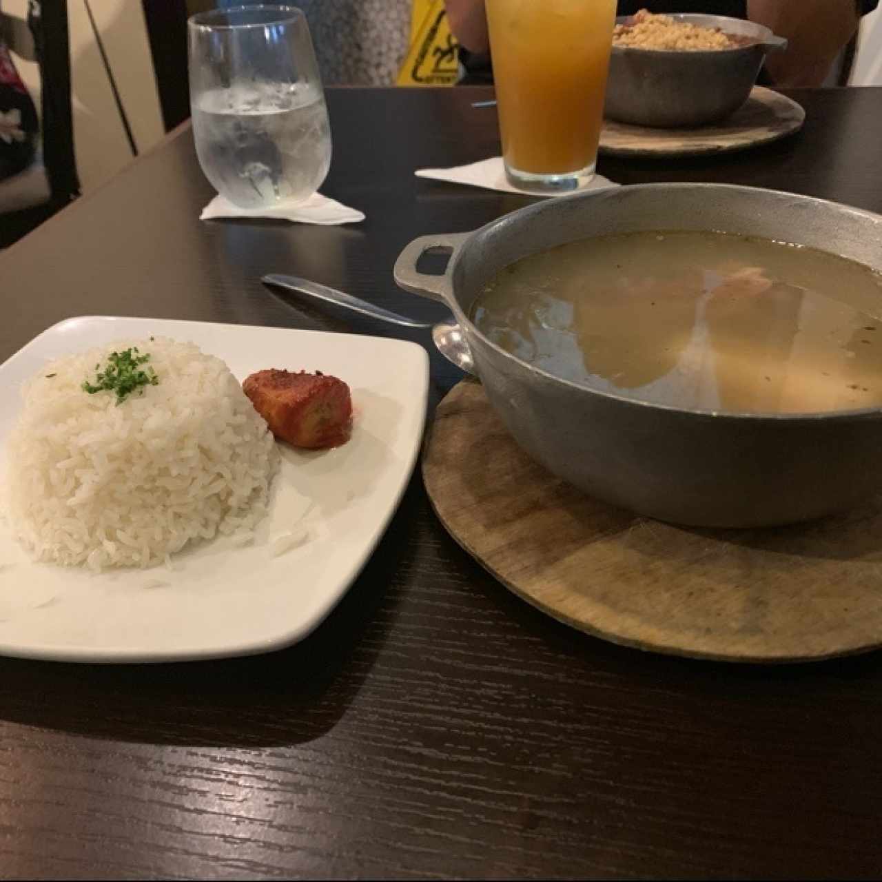 Sancocho con arroz