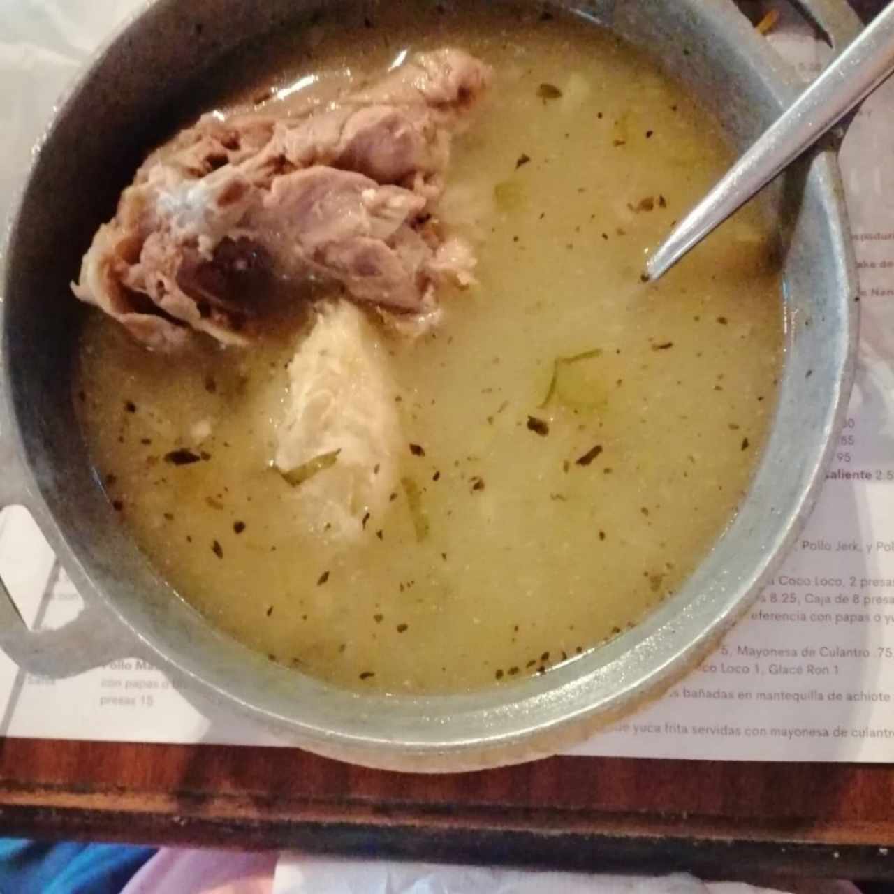 Sancocho panameño, levantamuertos