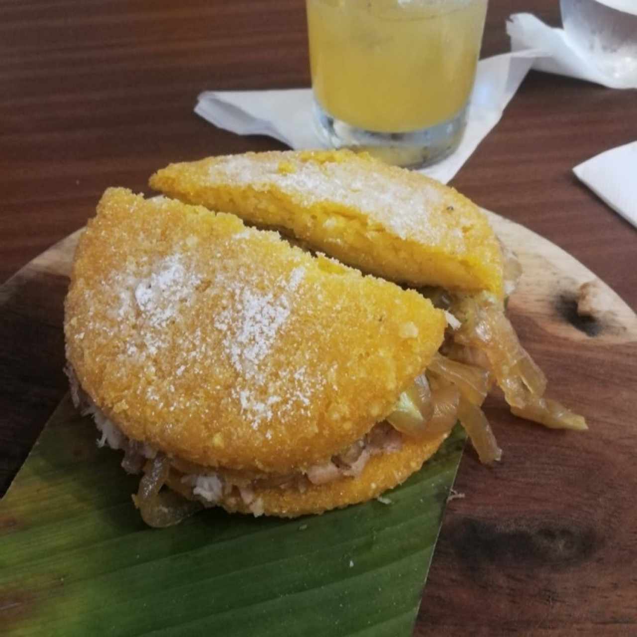 Emparedado de Ropa vieja en tortilla