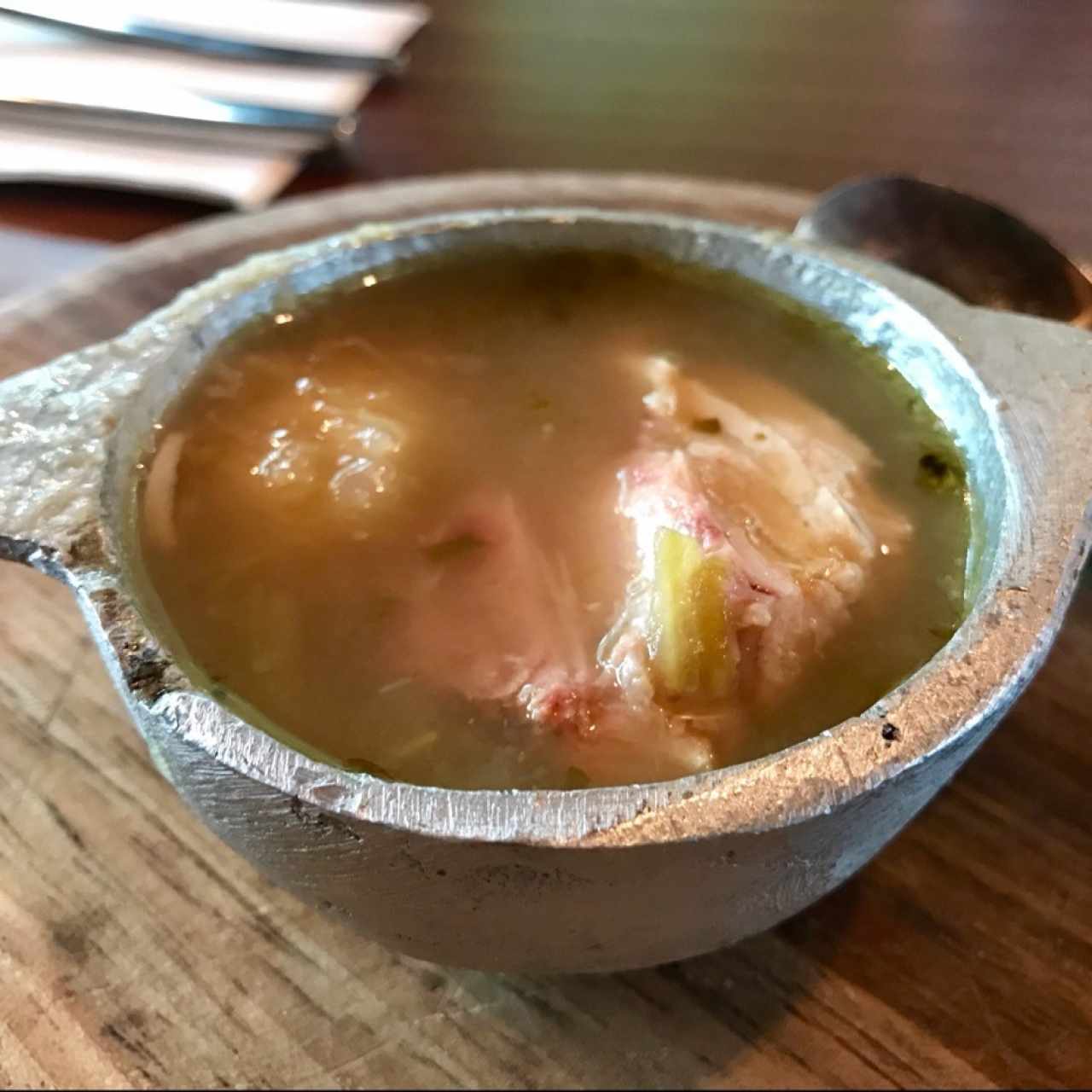 mini sancocho de gallina