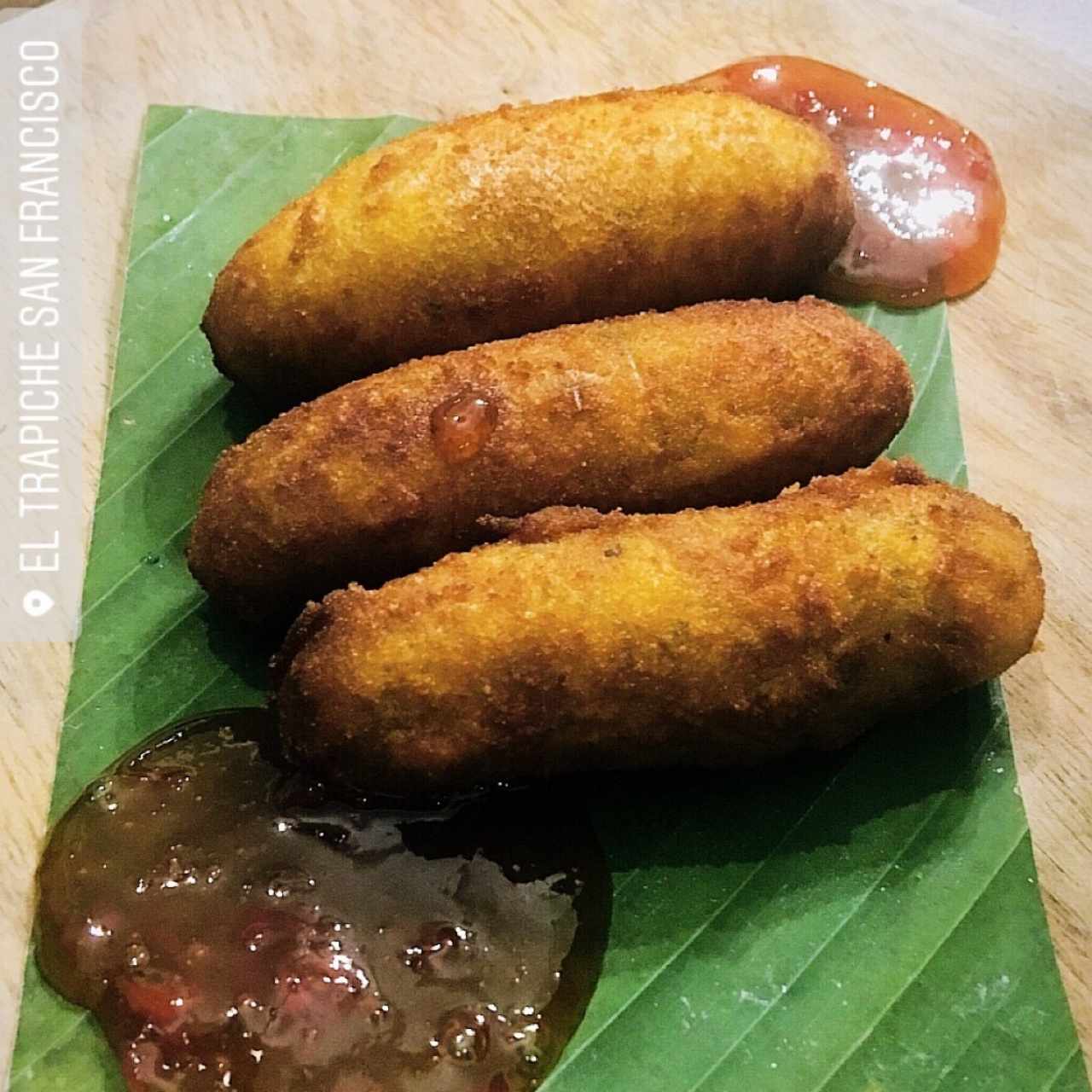 croquetas de chorizo tableño