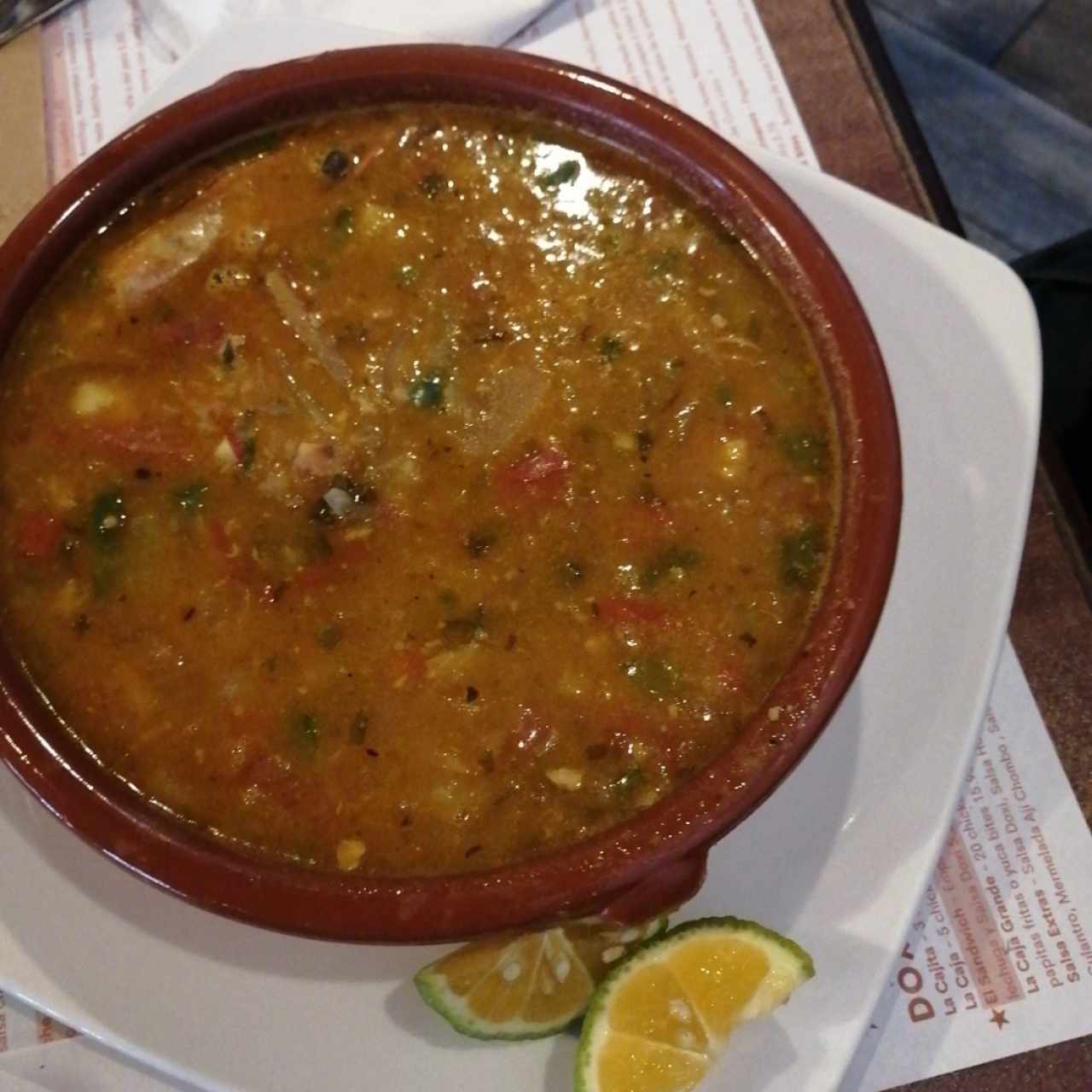 Sopa de mariscos