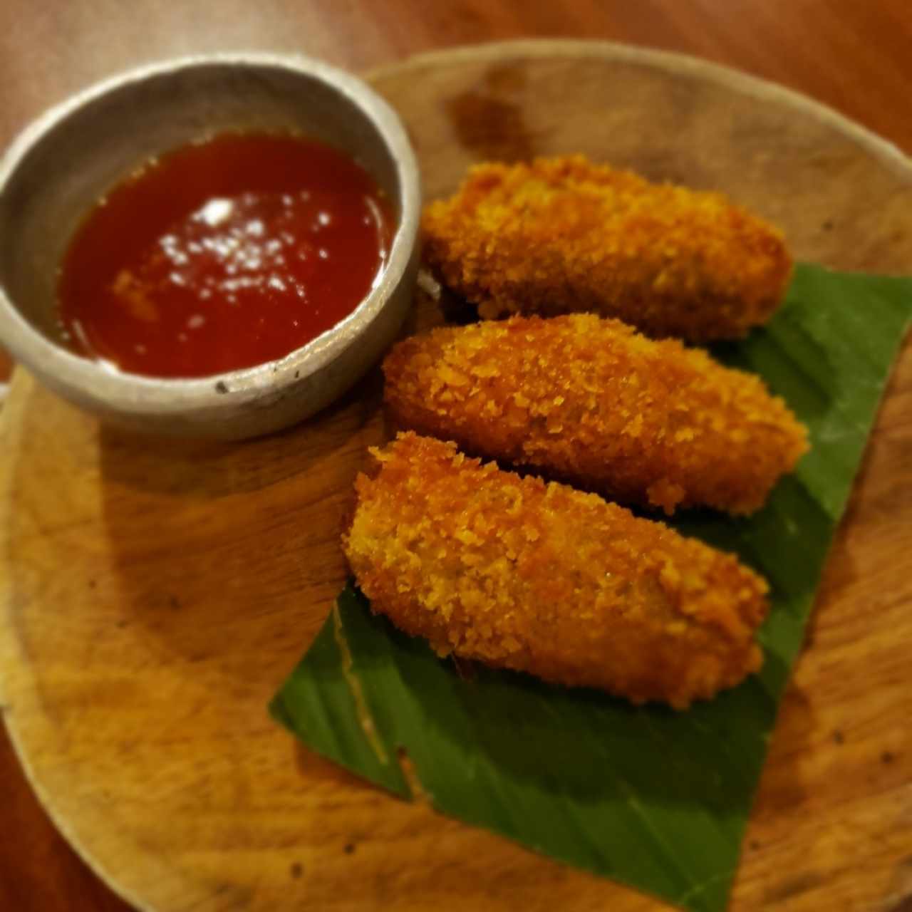 croquetas de chorizo tableño