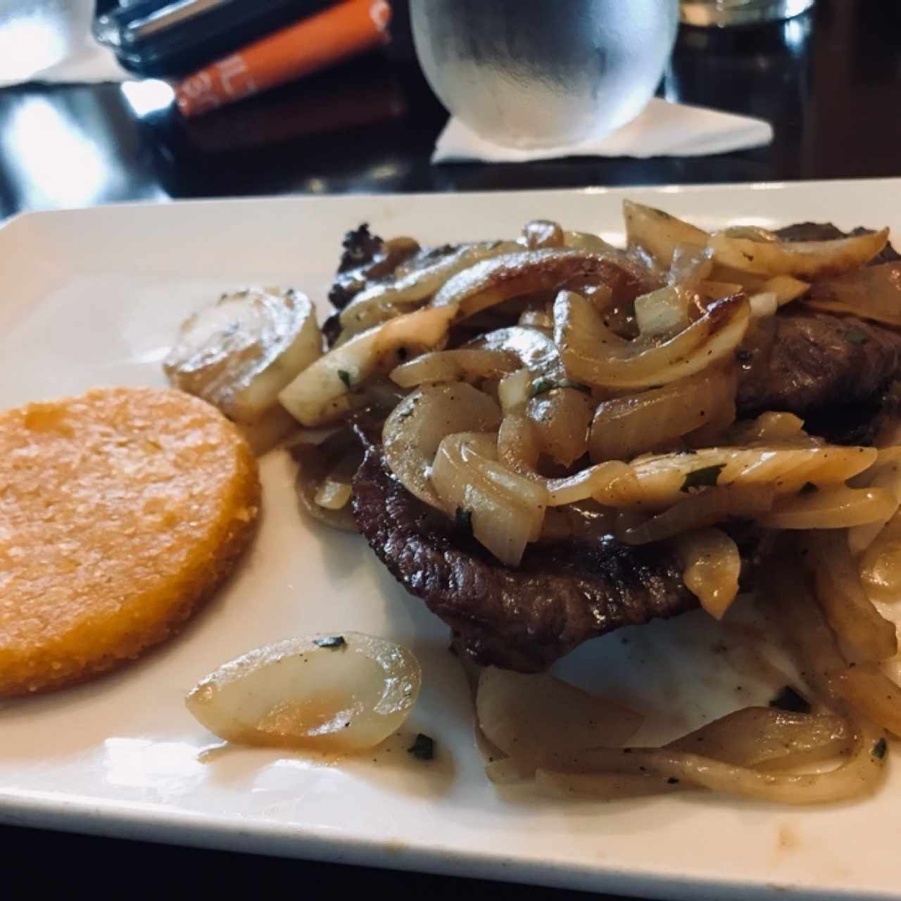 bistec y tortilla