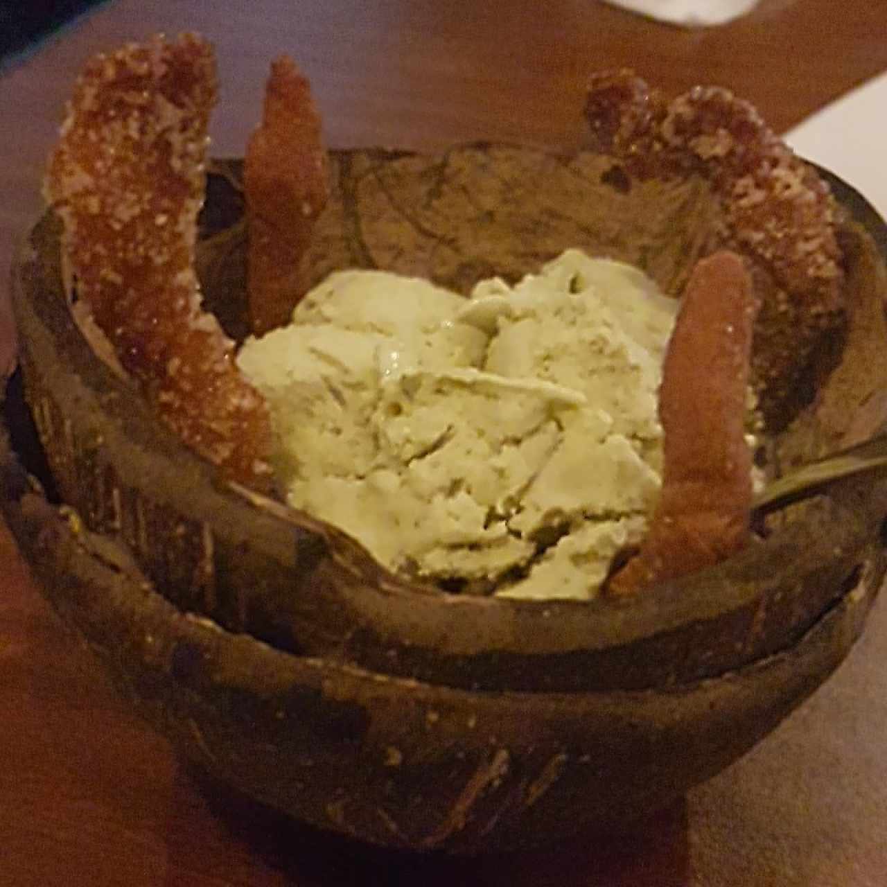 helado de culantro..