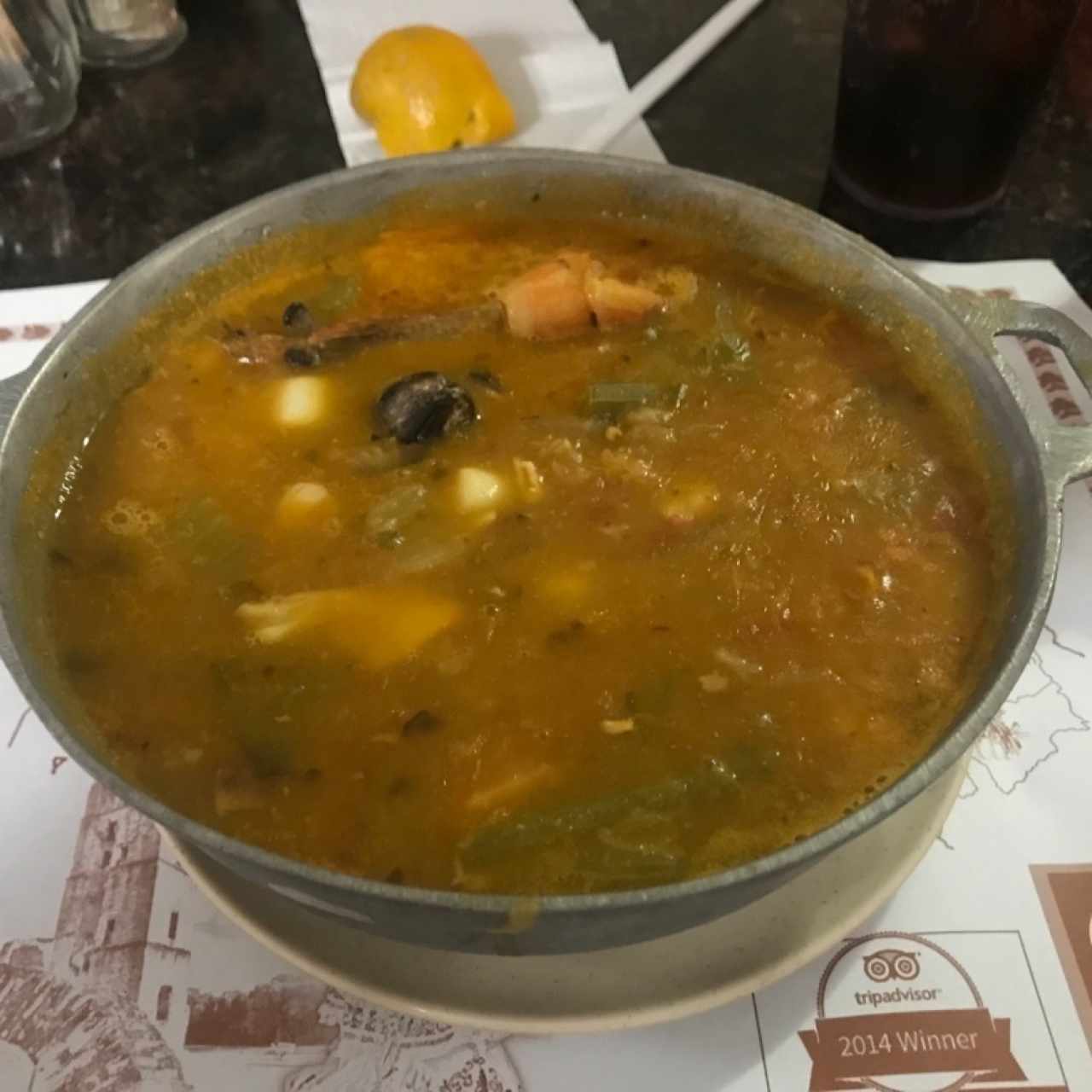 Sopa de mariscos