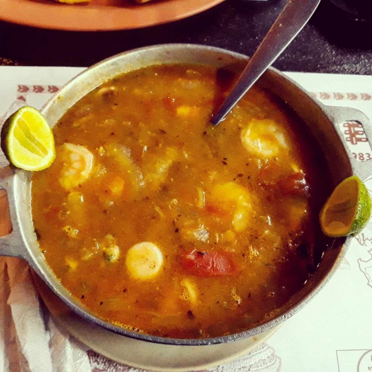 sopa de mariscos