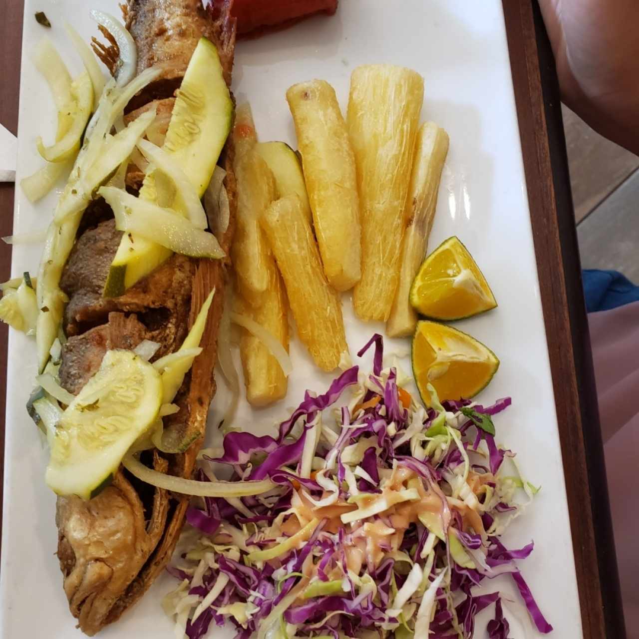 Pescado a la chorrillera