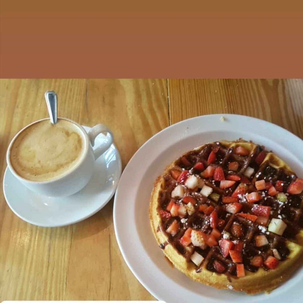 café y waffles 