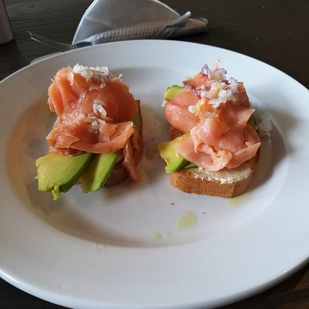 $15 Salmon toast keto