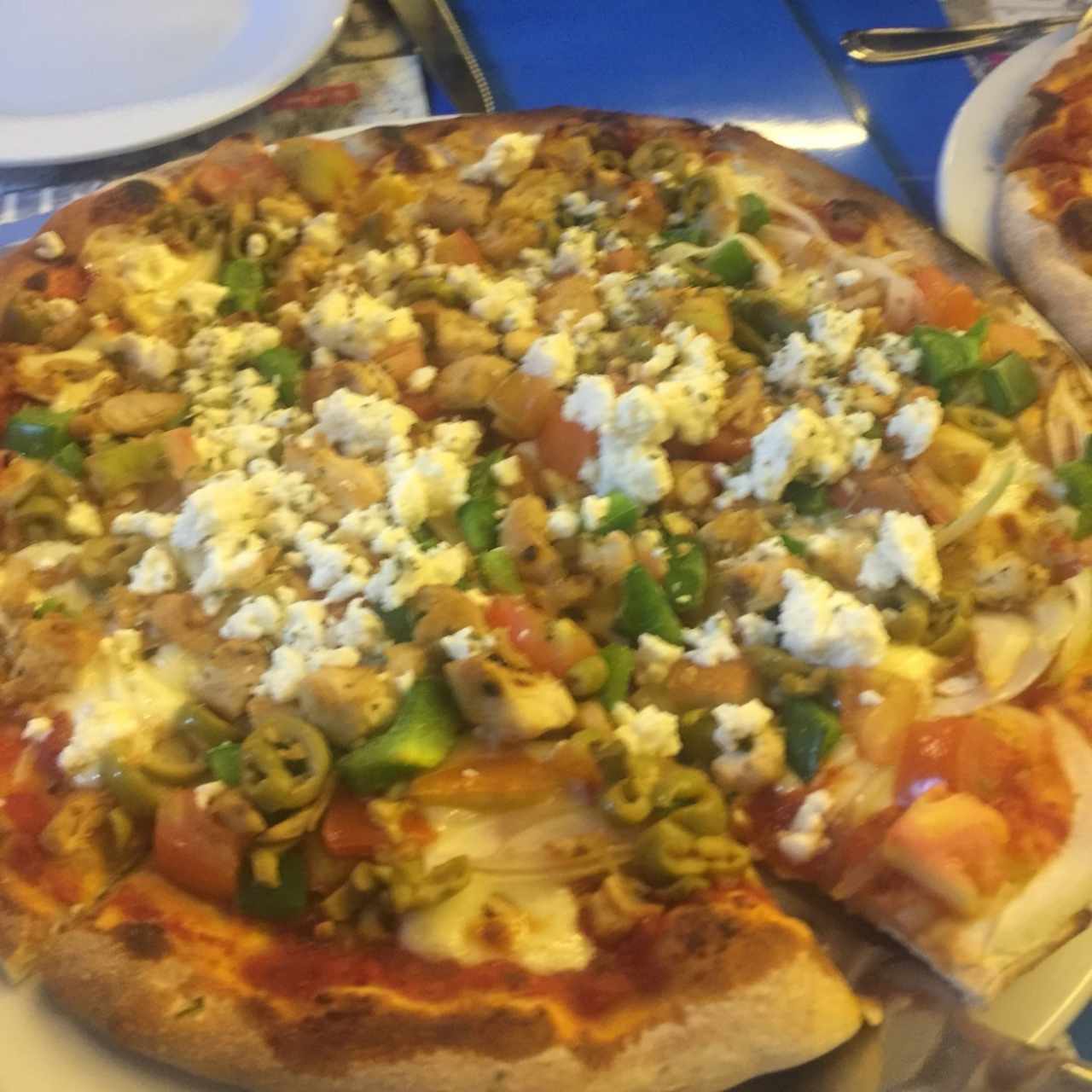 pizza de pollo