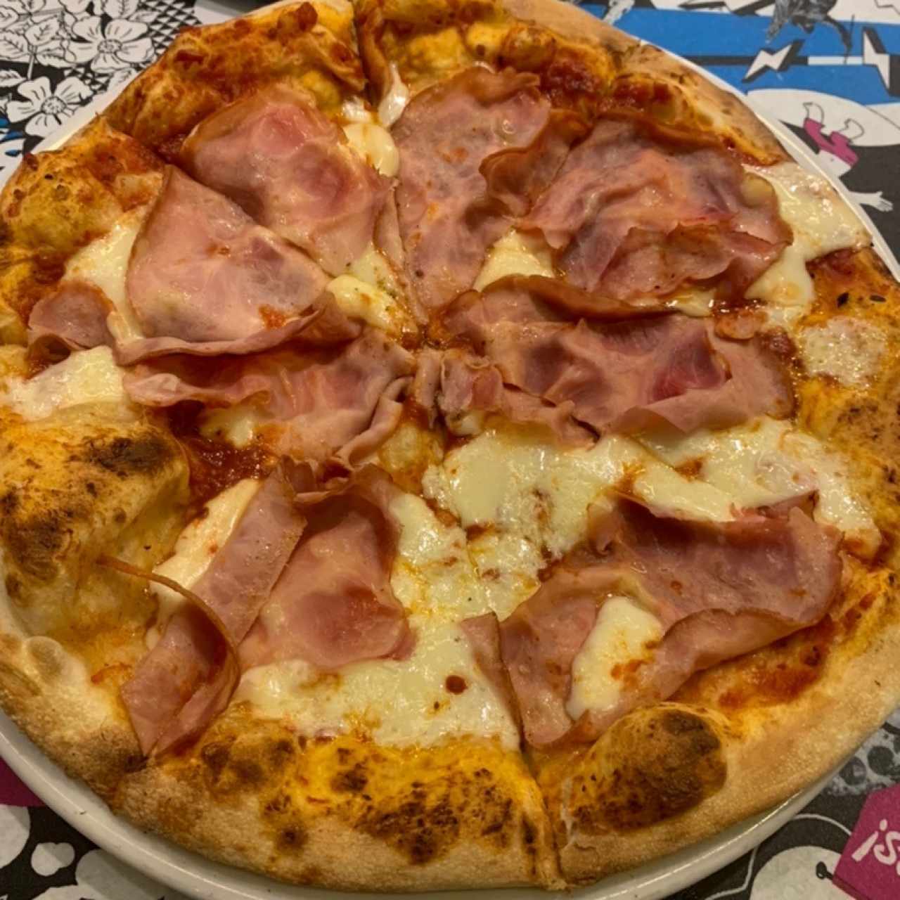 pizza de jamón