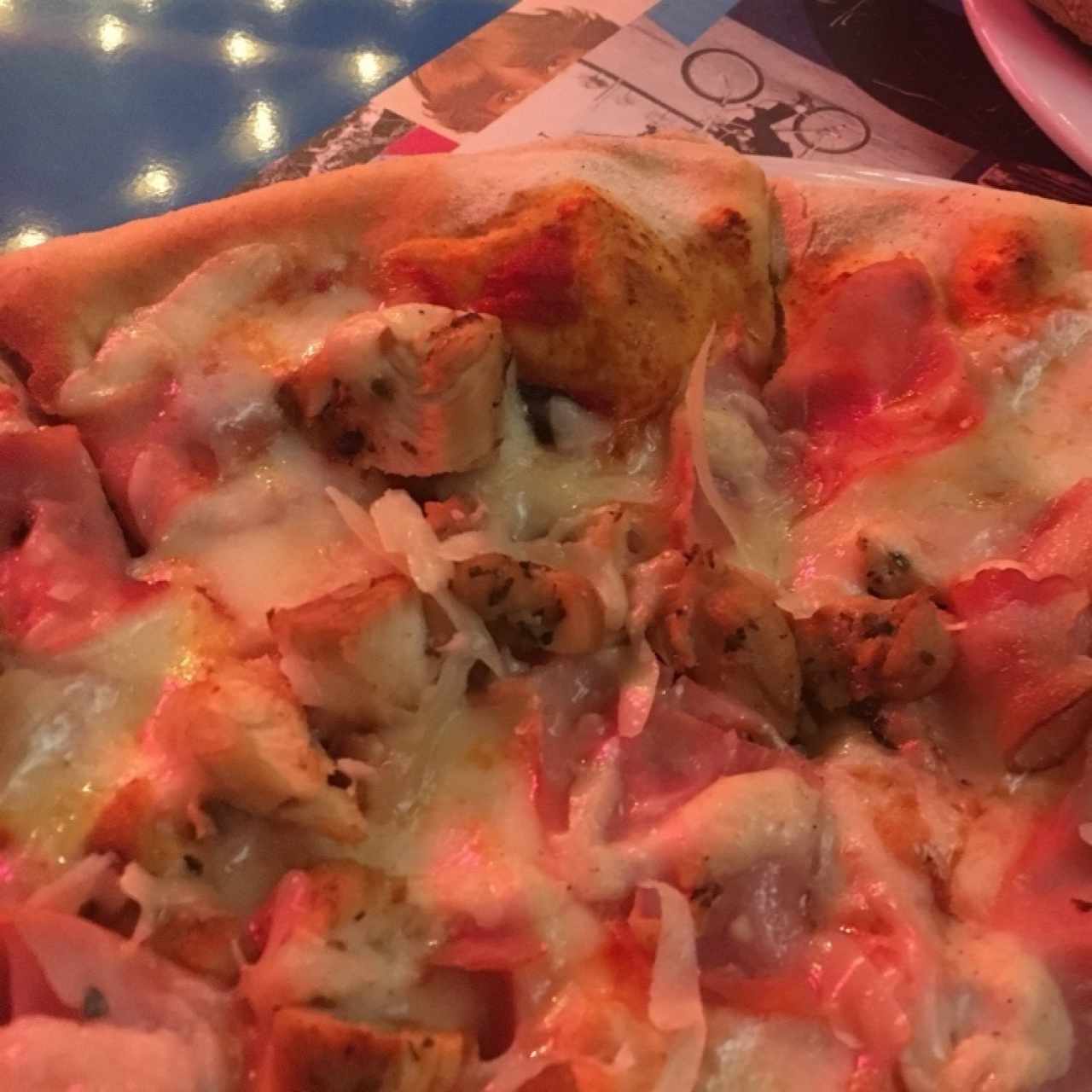 pizza de pollo toscano