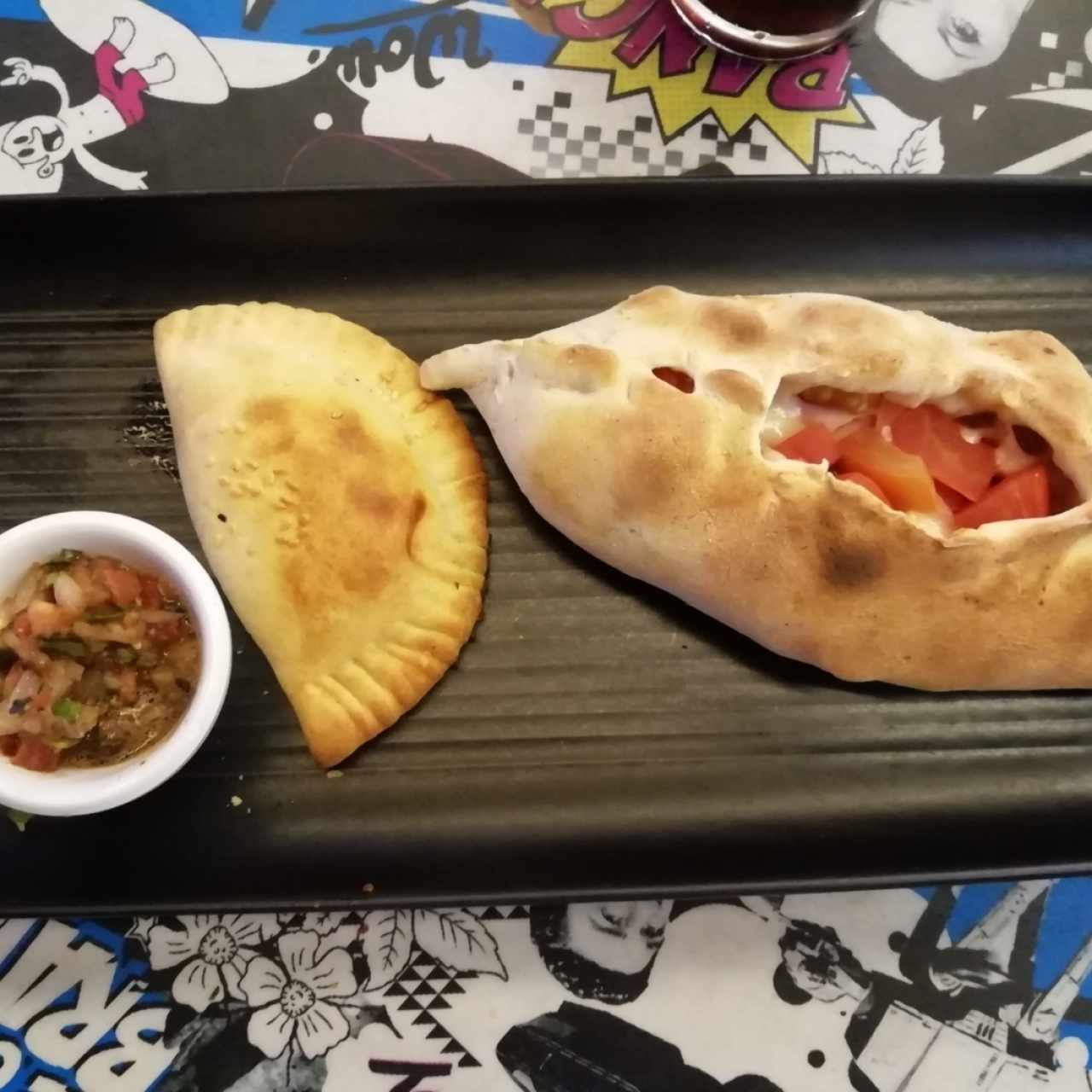 Calzone de Jamón y empanada Fiorentina