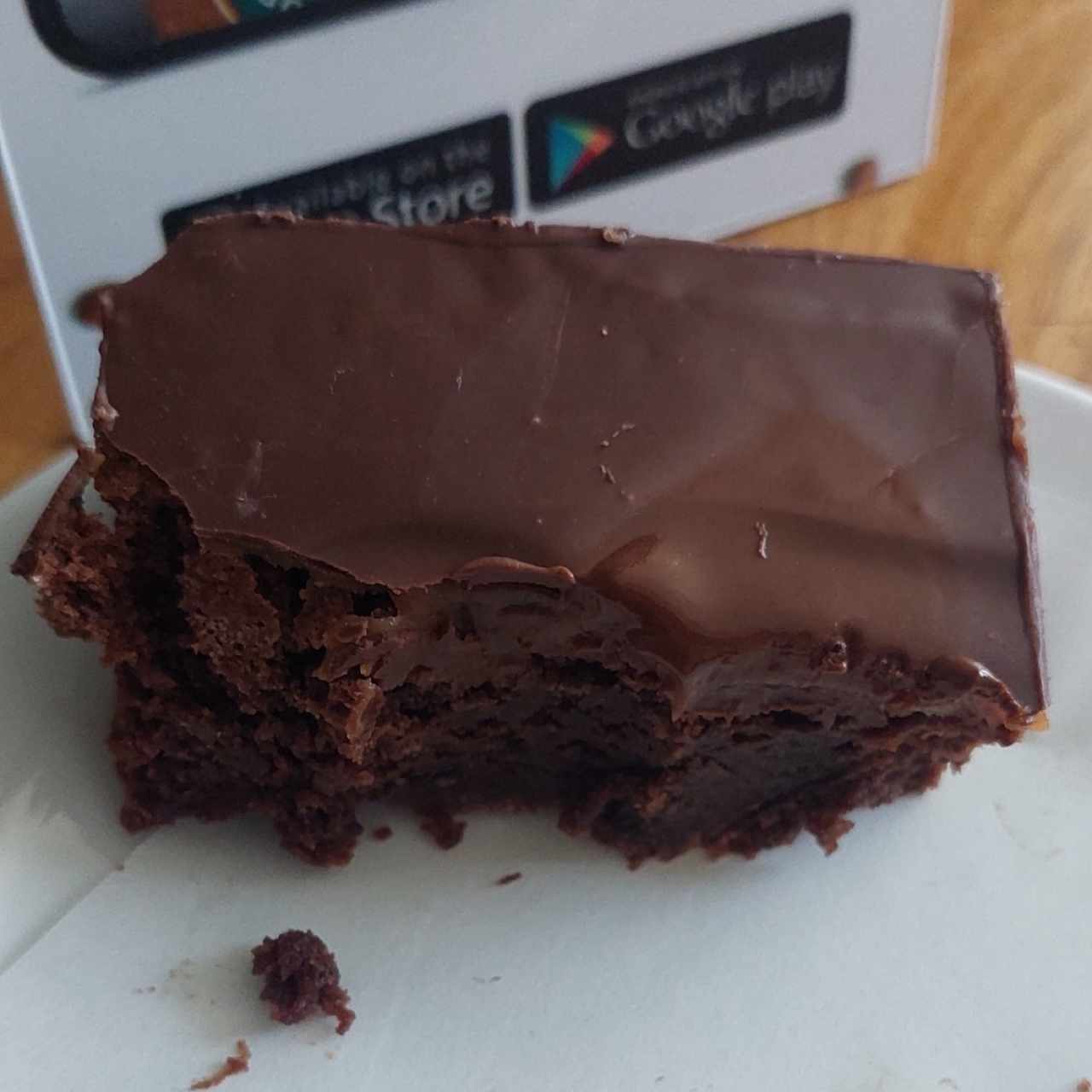 brownie con caramelo salado