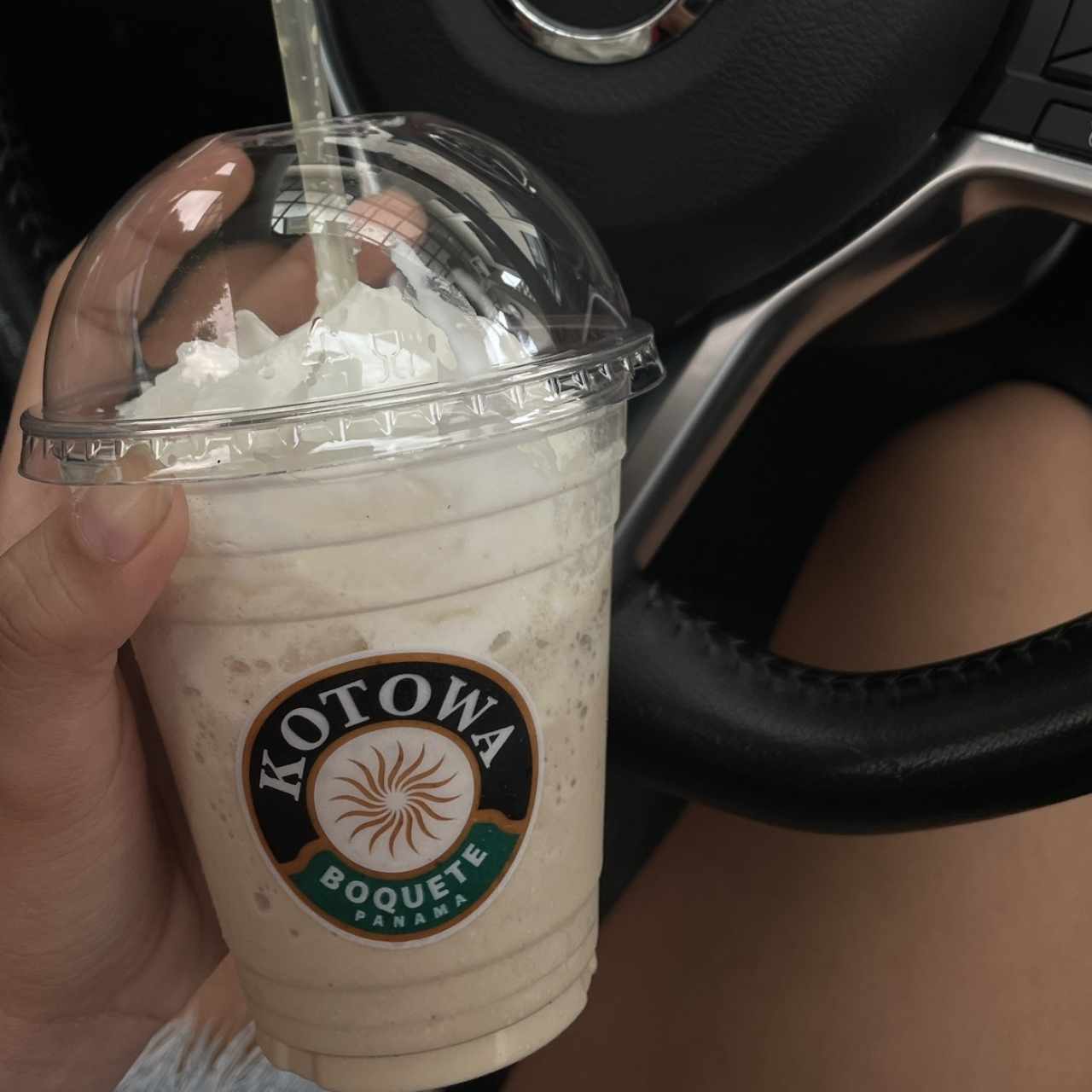 Frappé de vainilla con café