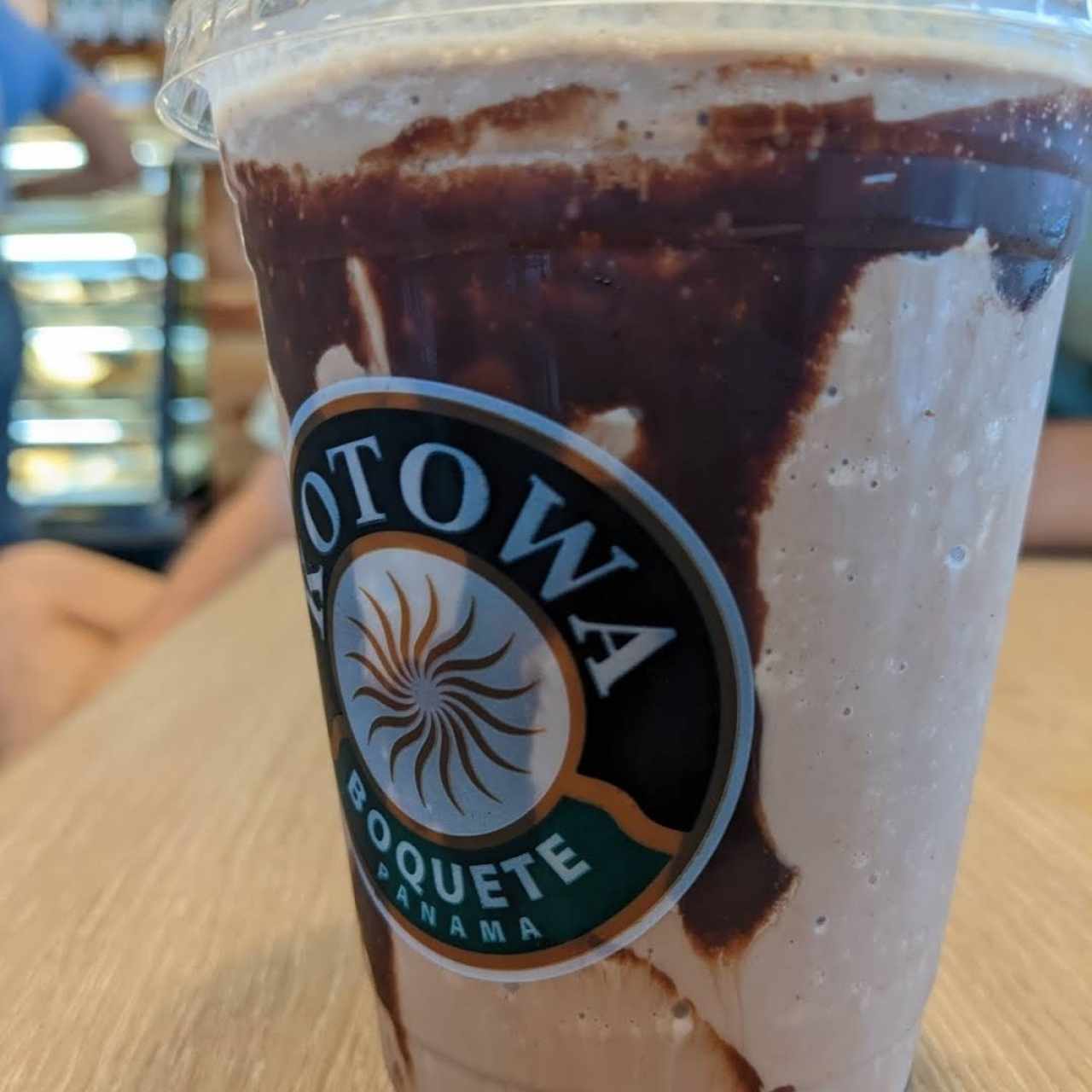 Frappé de chocolate mint