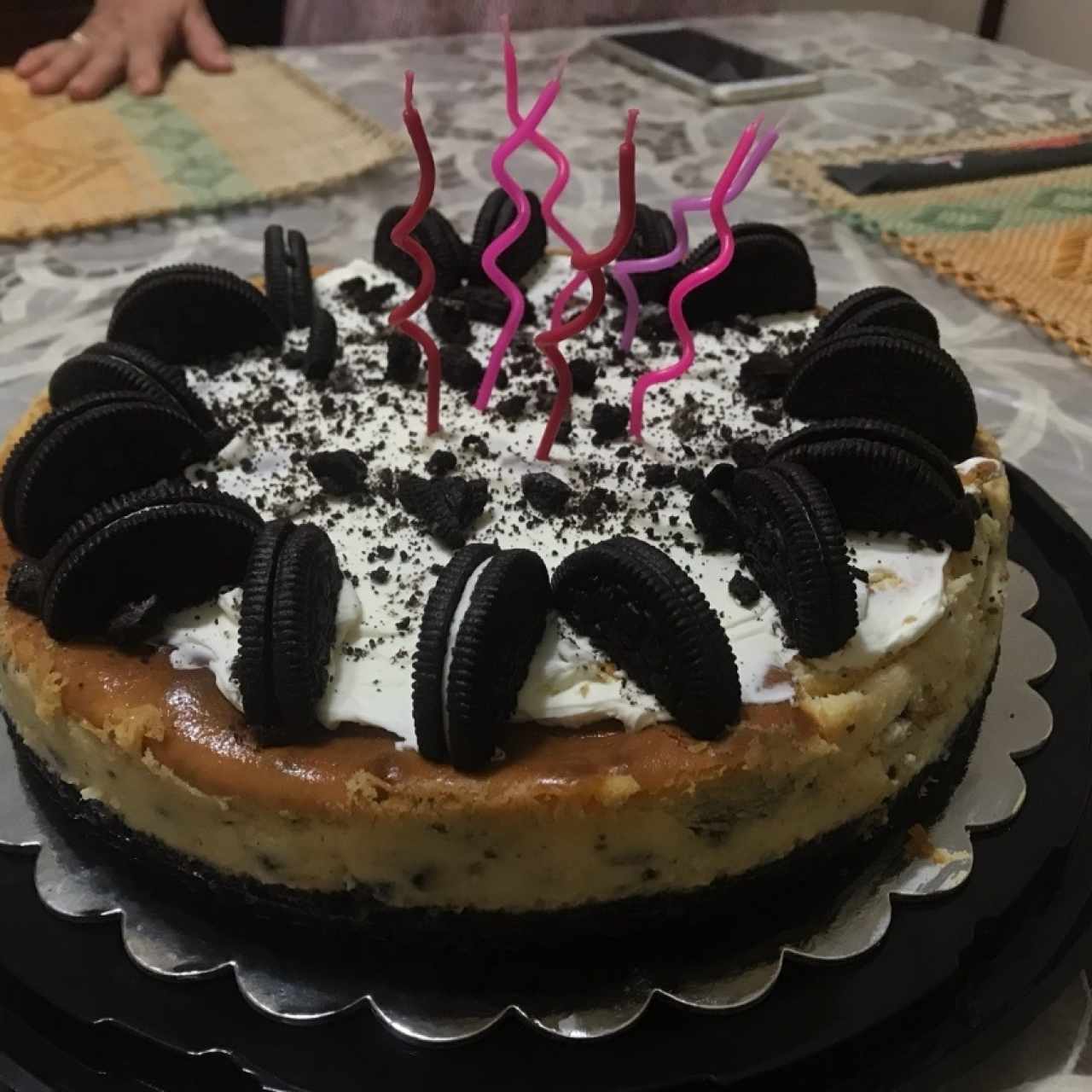 cheesecake de oreo